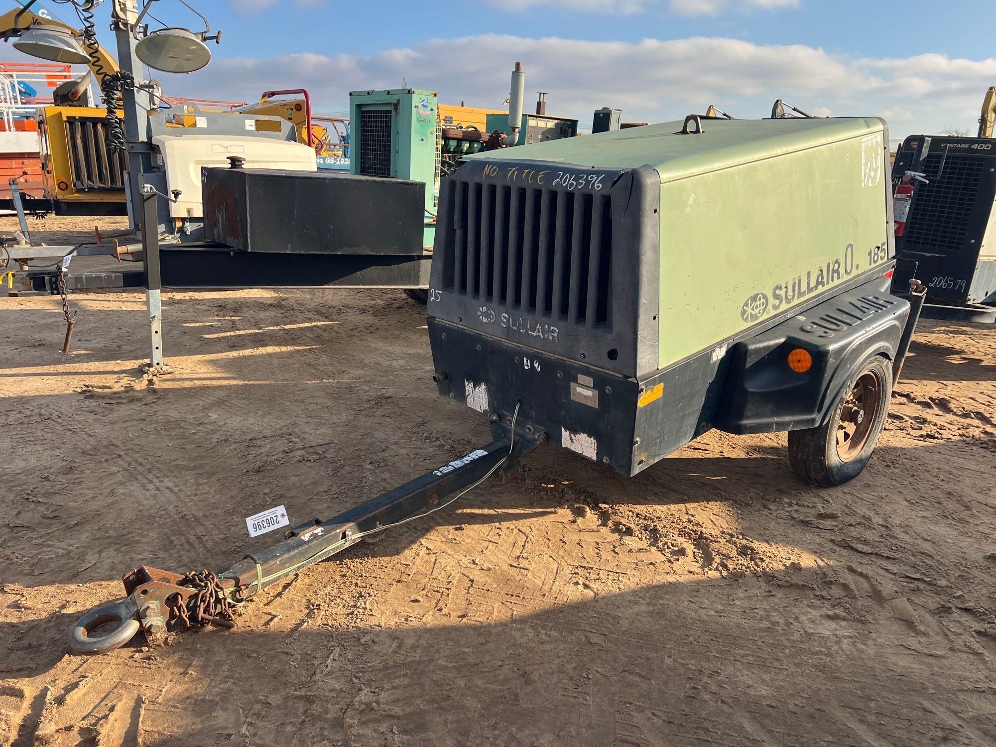 SULLAIR 185 PORTABLE AIR COMPRESSOR (A52709)