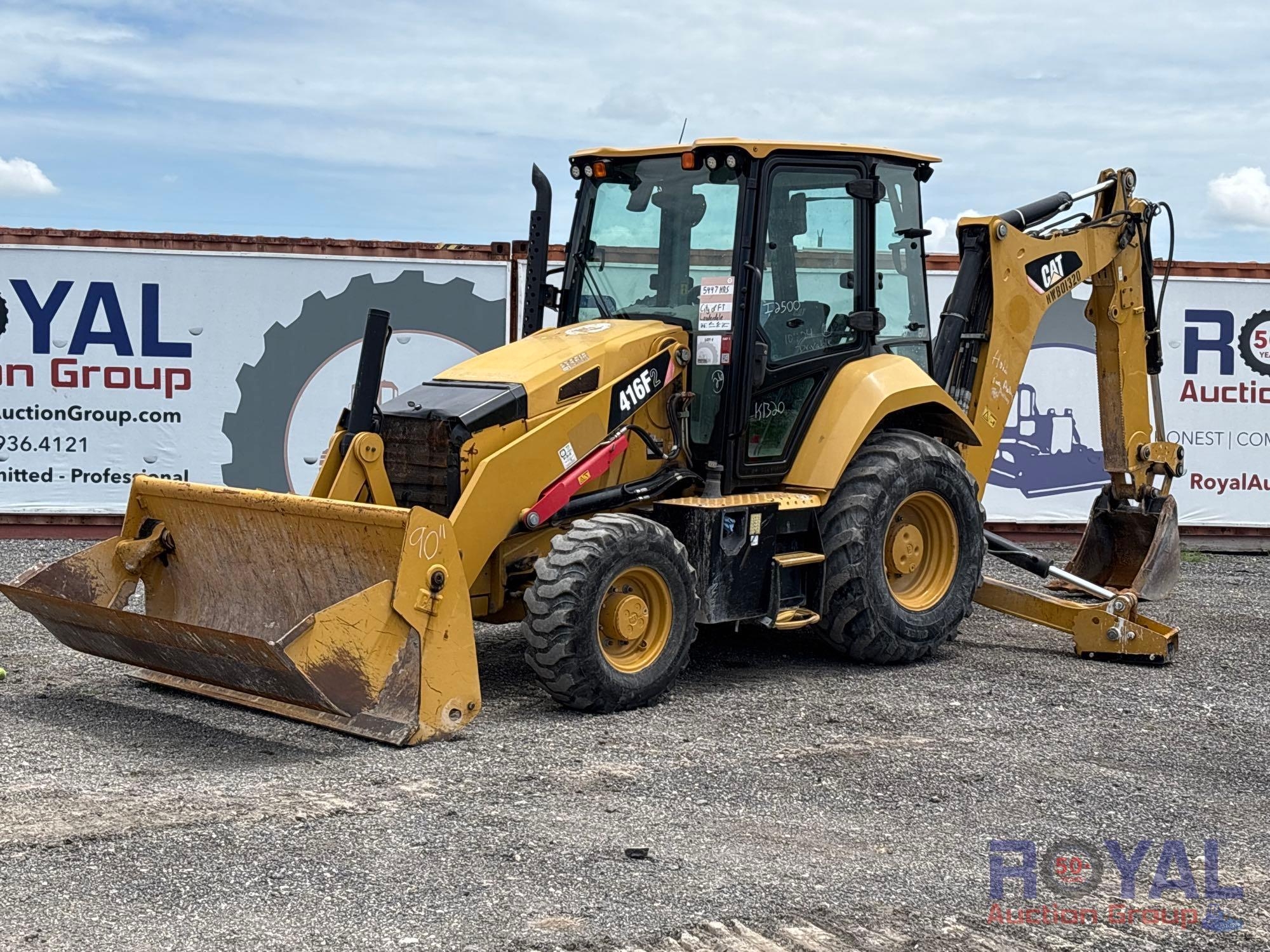 Caterpillar 416F2 4x4 Extendahoe Loader Backhoe (A50322)