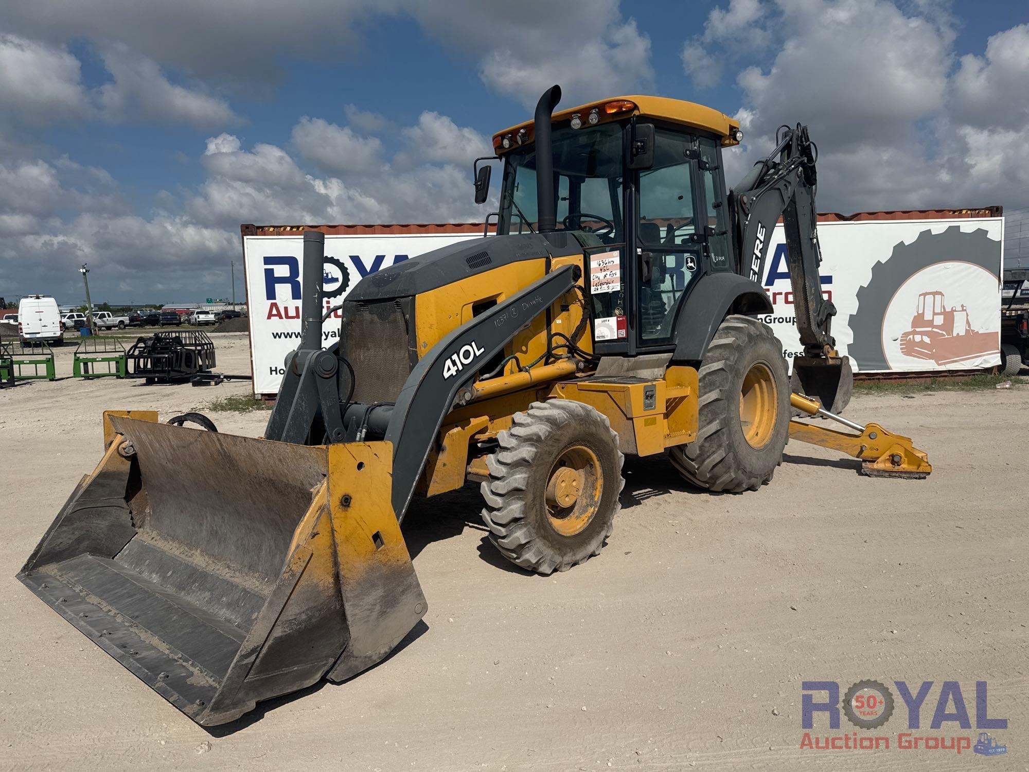 2017 John Deere 410L Backhoe Loader (A46683)