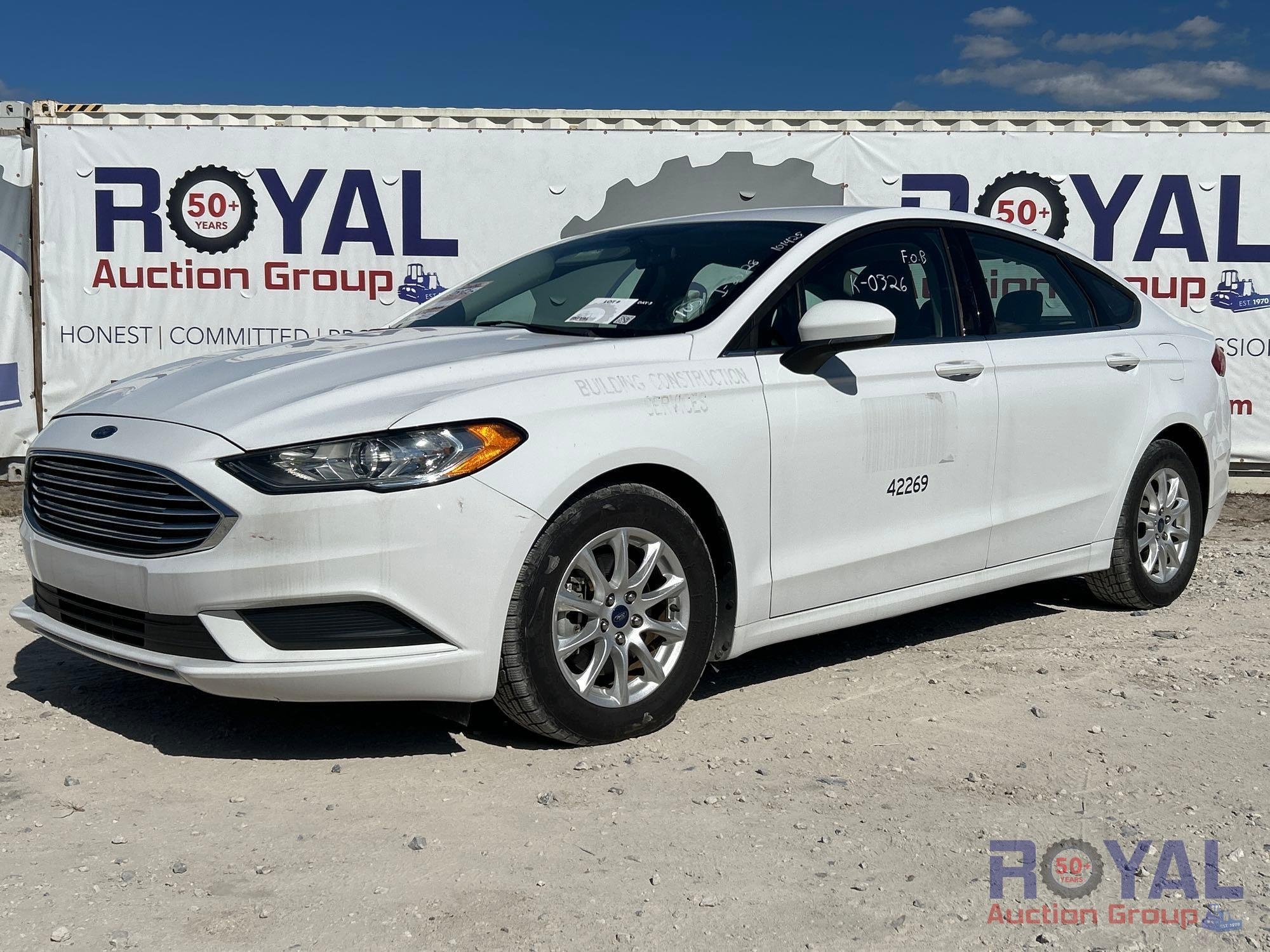 Year: 2018 Make: Ford Model: Fusion Vehicle Type: Passenger Car Mileage: Plate: Body Type: 4 Door (A55853)