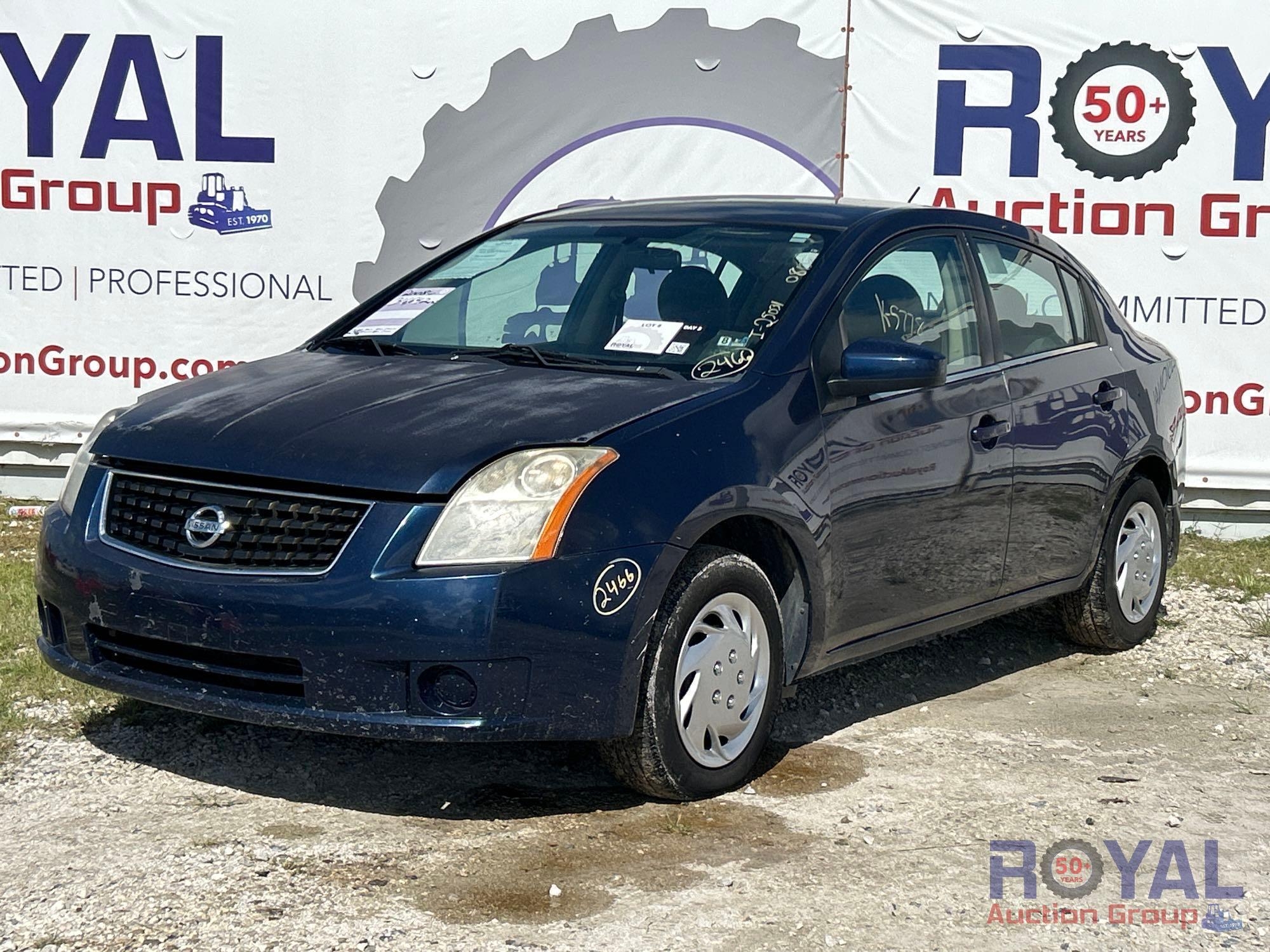 Year: 2008 Make: Nissan Model: Sentra Vehicle Type: Passenger Car Mileage: Plate: Body Type: 4 Door (A51694)