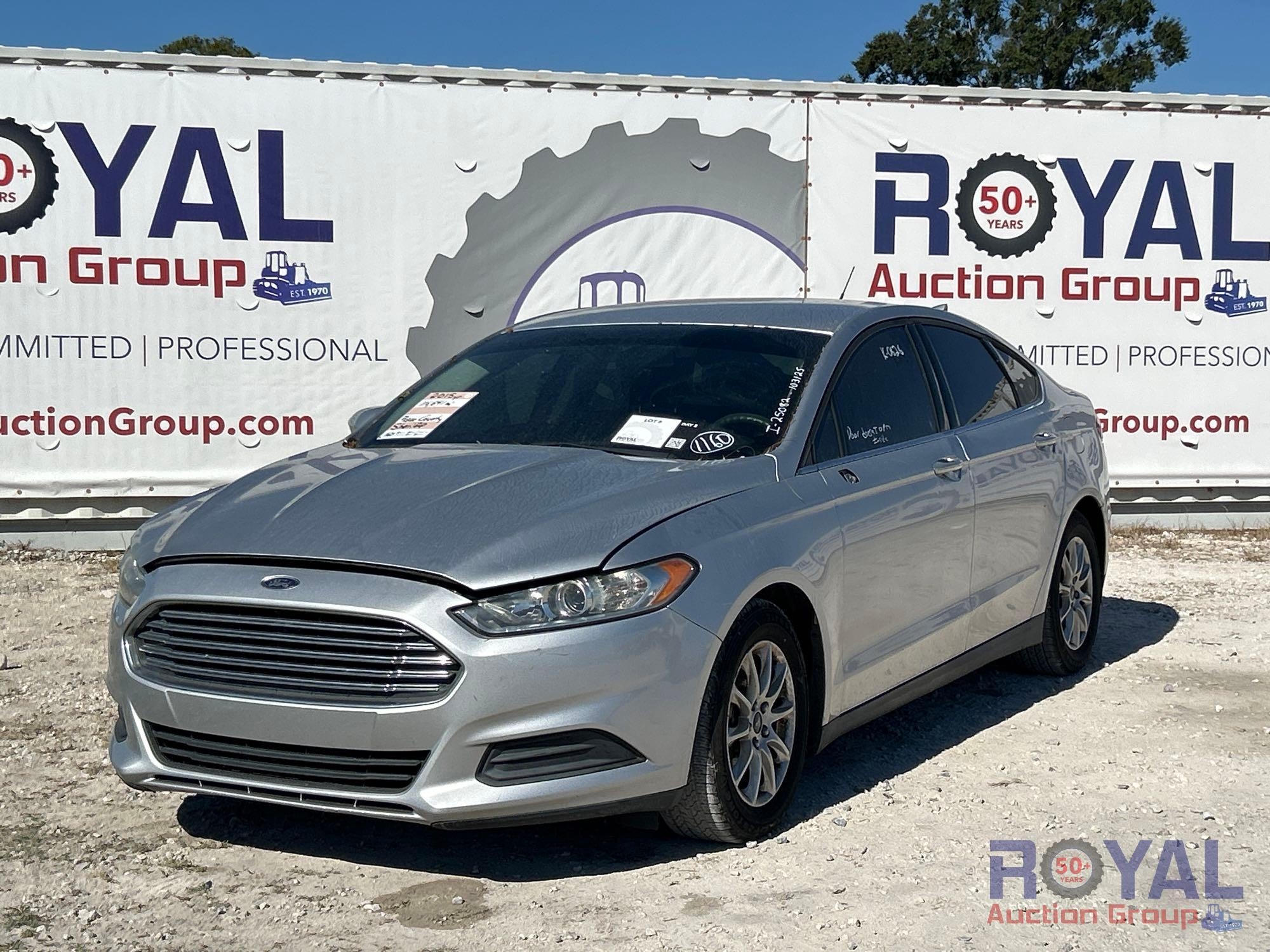 Year: 2015 Make: Ford Model: Fusion Vehicle Type: Passenger Car Mileage: 116,641 Plate: Body Type... (A55853)