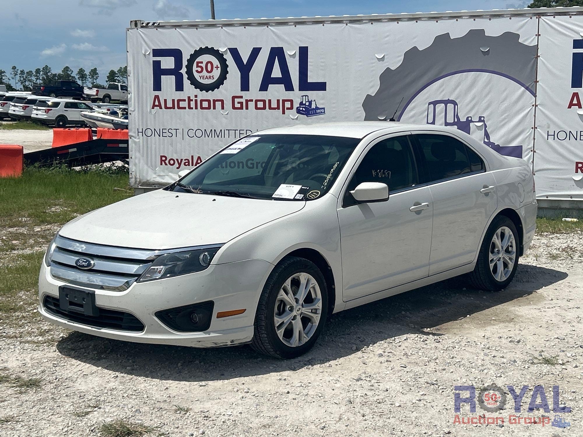Year: 2012 Make: Ford Model: Fusion Vehicle Type: Passenger Car Mileage: 72,061 Plate: Body Type: 4 (A51694)