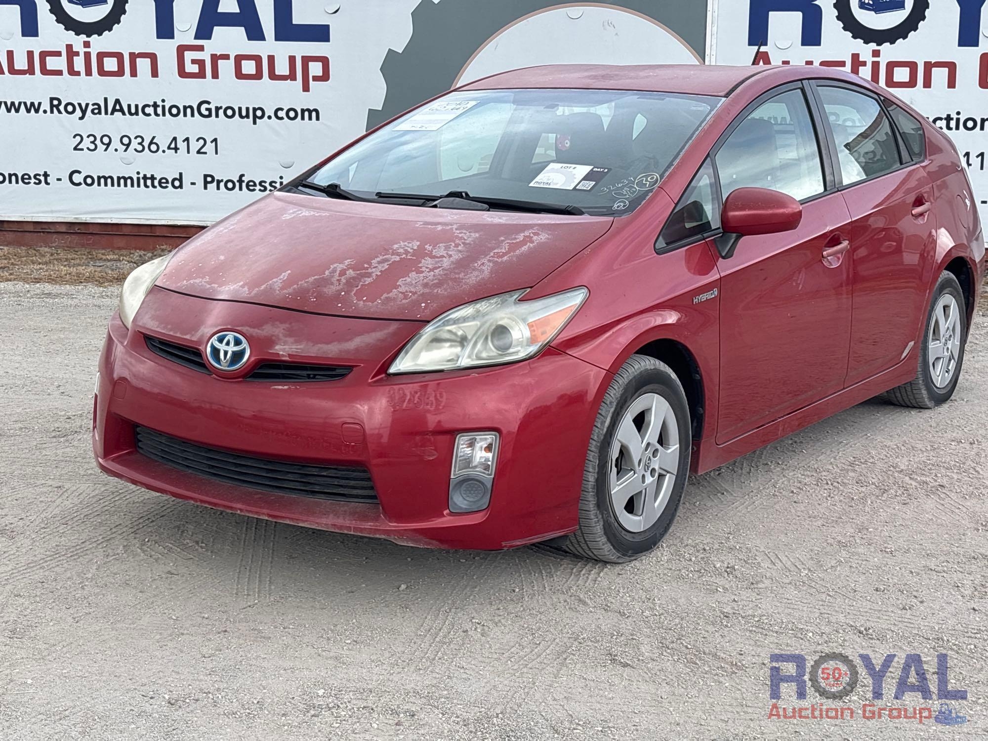 Year: 2010 Make: Toyota Model: Prius Vehicle Type: Passenger Car Mileage: 62,669 Plate: Body Type... (A55758)