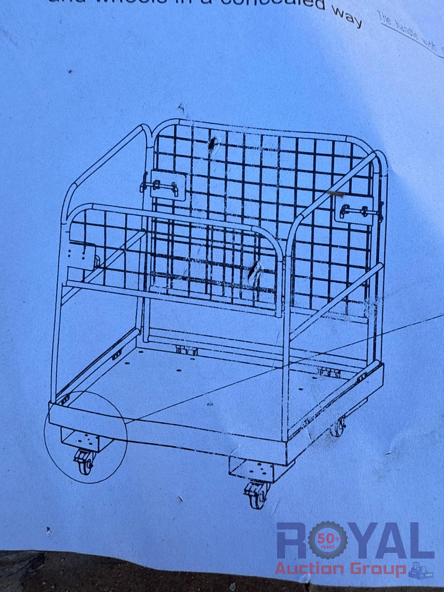 Forklift Safety Basket w/ Casters (A51691)