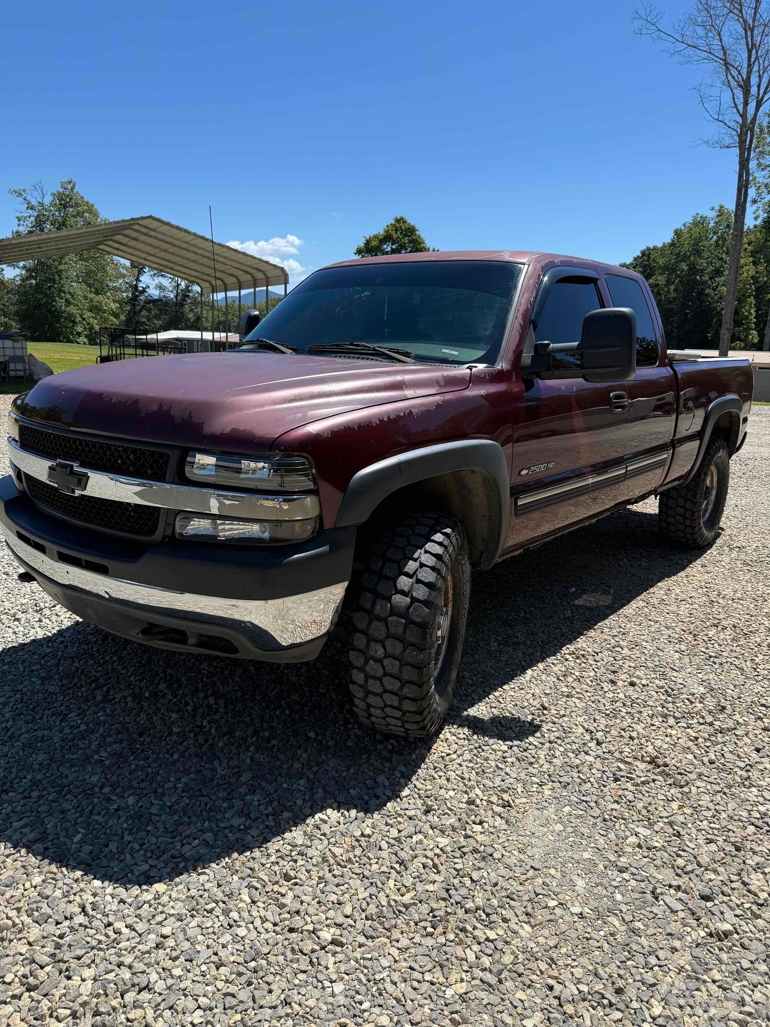 2002 Chevrolet Silverado 2500 4X4 Pickup Truck, VIN # 1GCHK29UX2Z216239 (A51573)