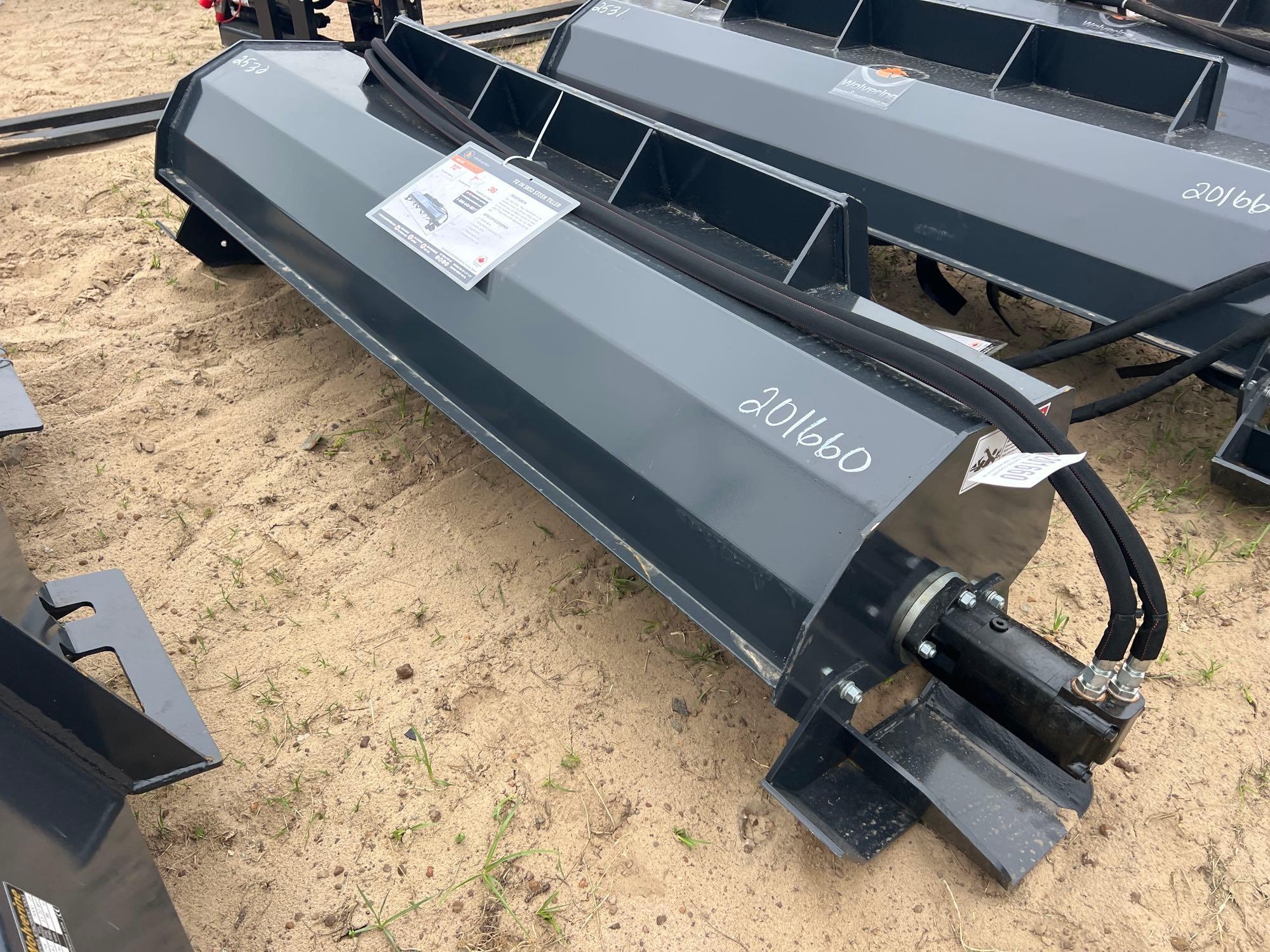 UNUSED WOLVERINE TL-12-72W 72" HYD TILLER (A54757)