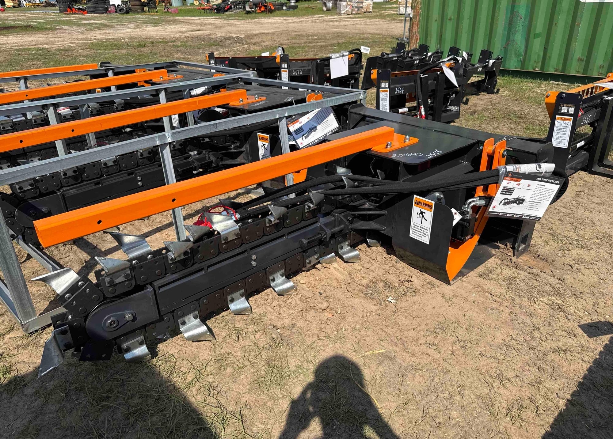 UNUSED WOLVERINE TCR-12-48H 48" HYD TRENCHER (A51248)