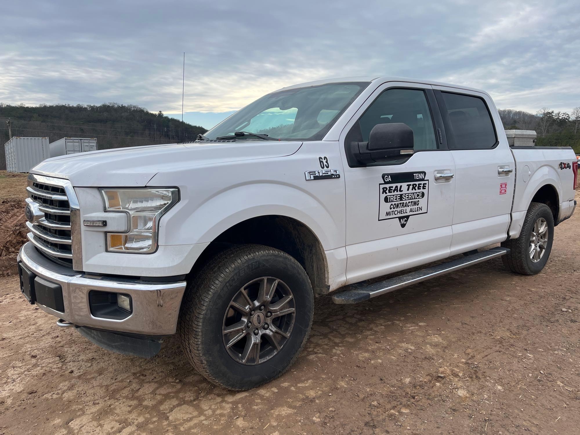 2015 Ford F-150 4x4 Pickup Truck, VIN # 1FTEW1EF3FKE19870 (A57453)