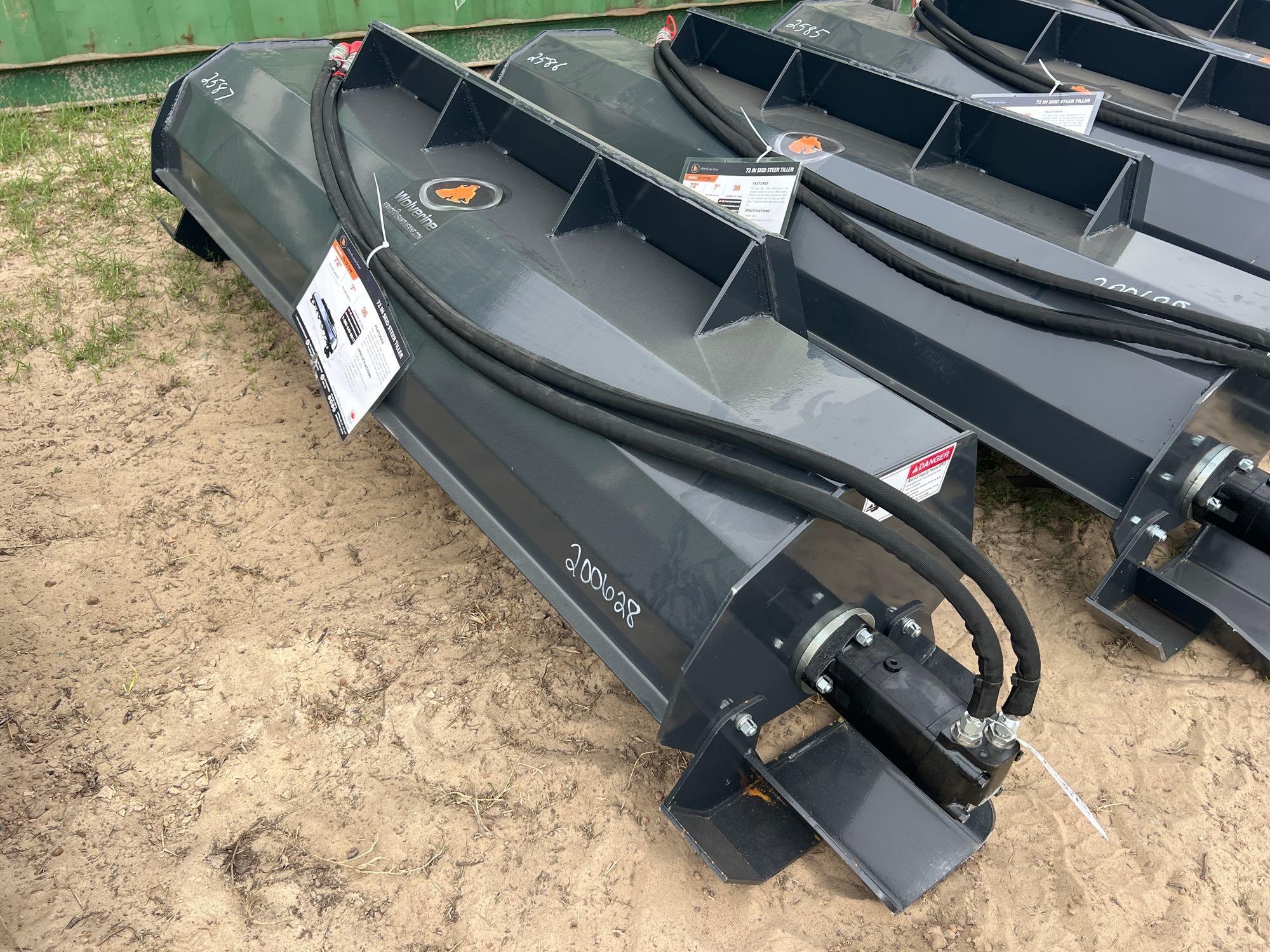 UNUSED WOLVERINE TL-12-72W 72" HYD TILLER (A51248)