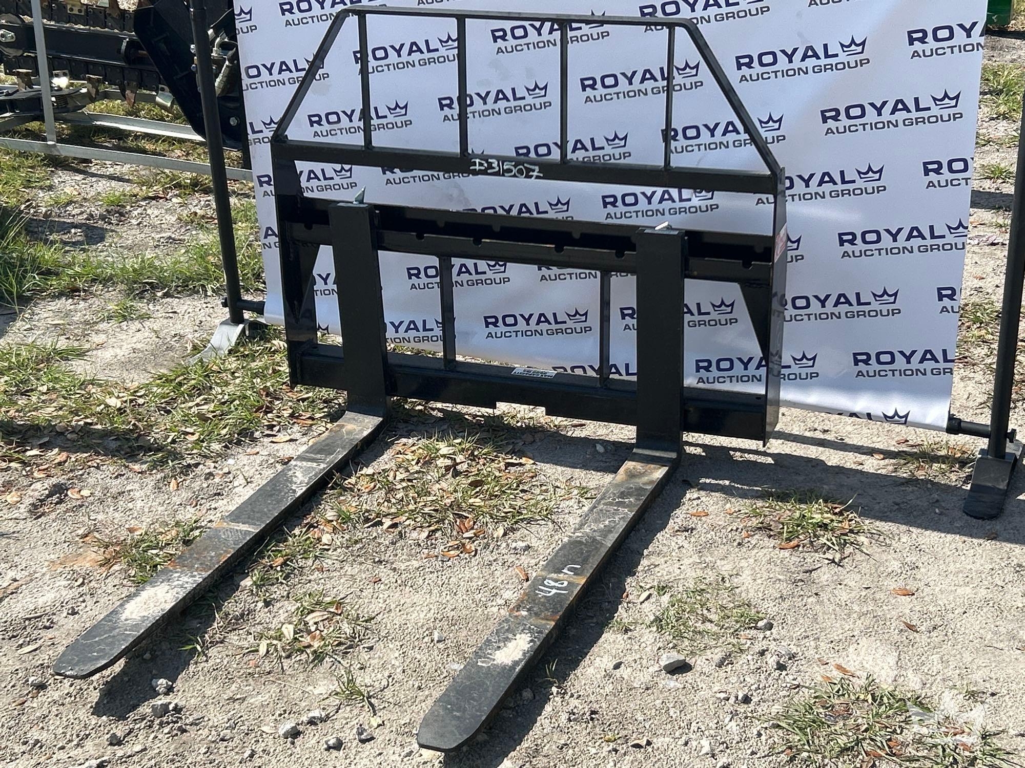 2025 Kivel 48in Forks and Frame Skid Steer Attachment (A55851)