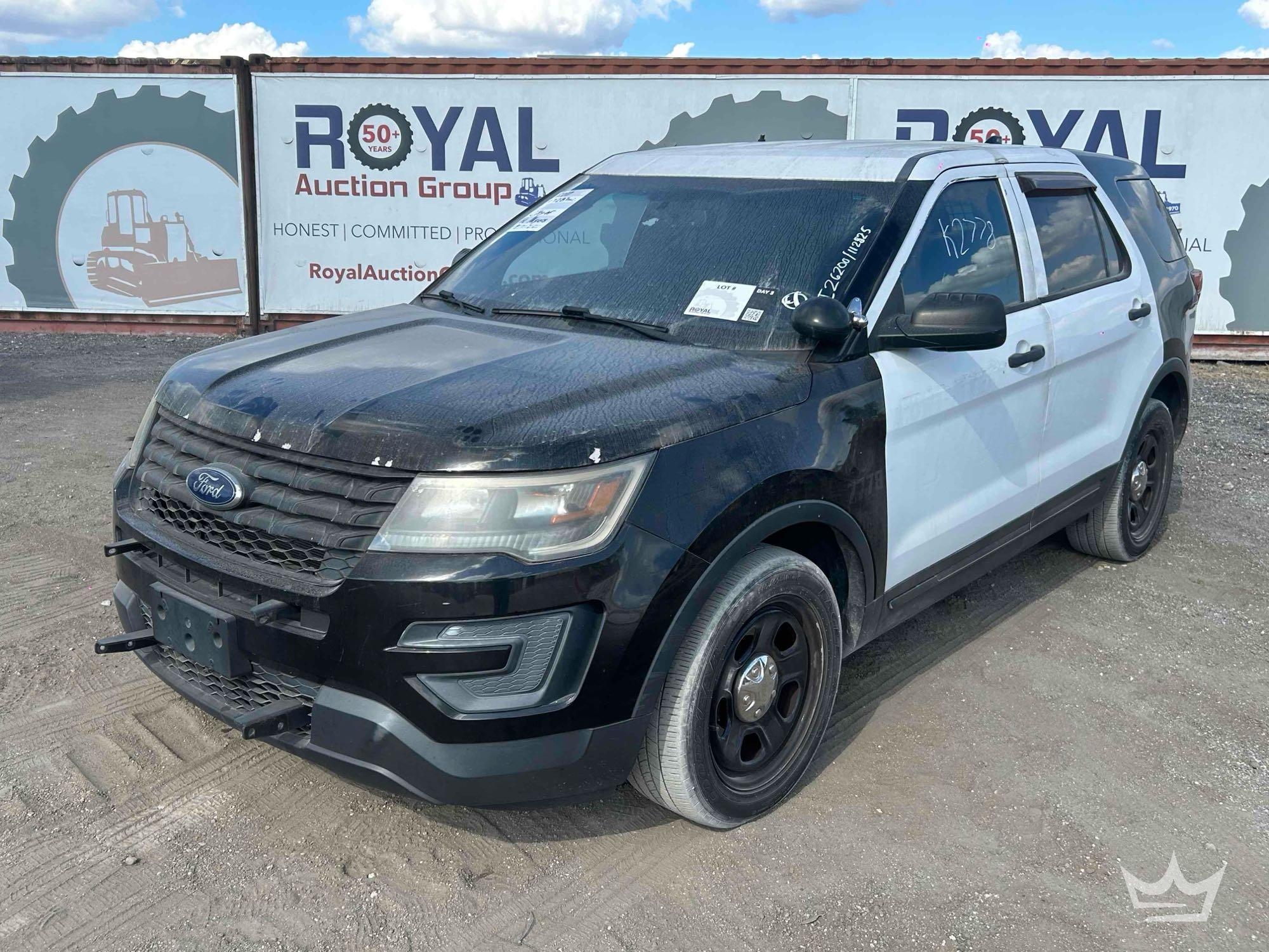 Year: 2017 Make: Ford Model: Explorer Vehicle Type: Multipurpose Vehicle (MPV) Mileage: Plate: Body (A56859)