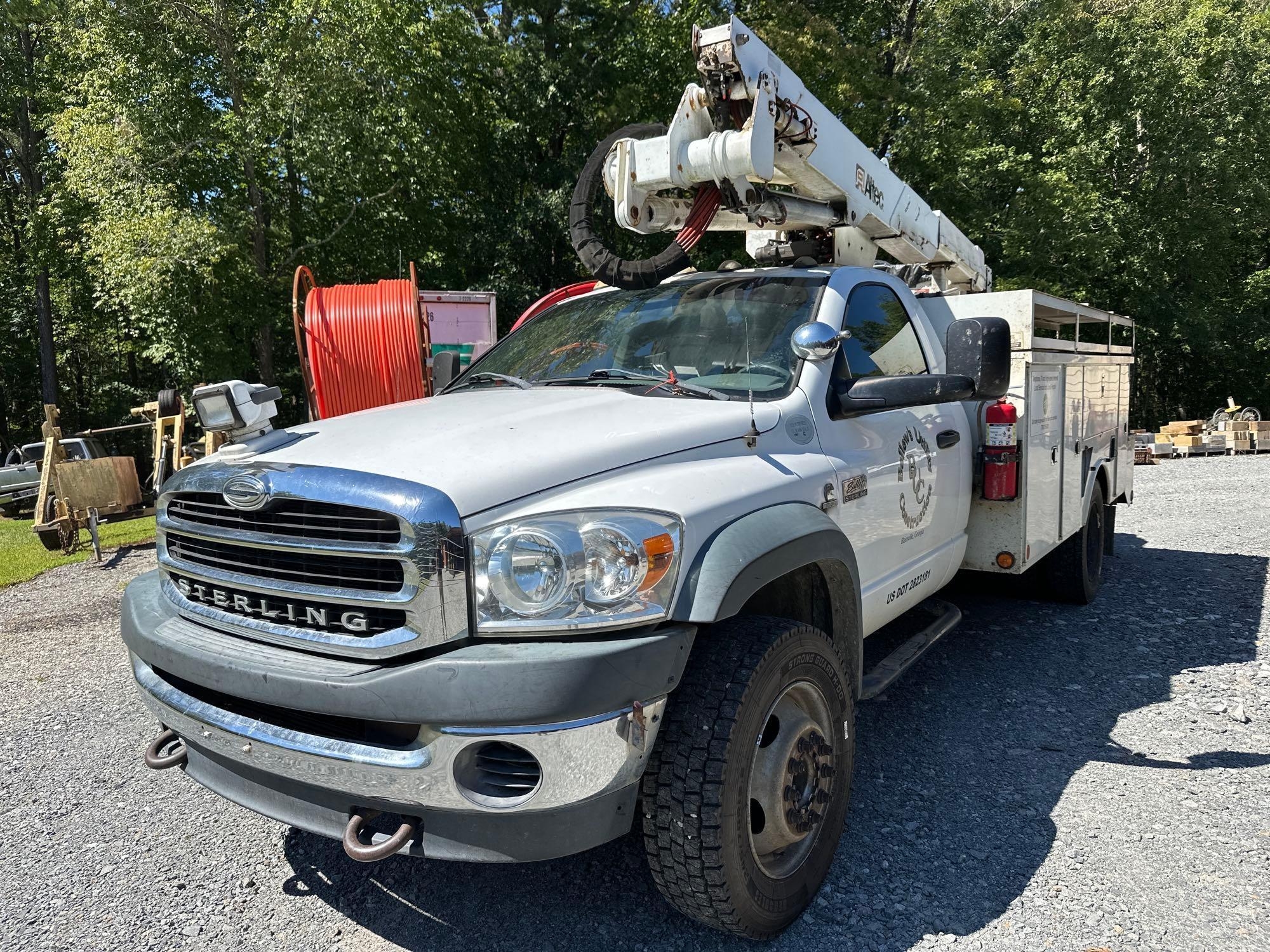 2008 Sterling Bullet Utility Truck, VIN # 3F6WK76A88G352277 (A51572)