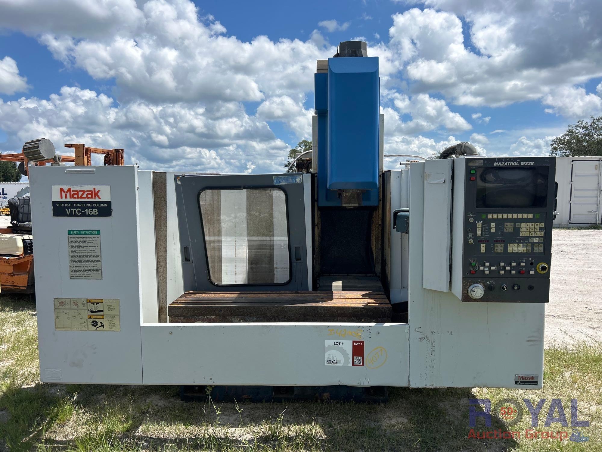 1995 Mazak VTC-16B Vertical Traveling Column Machining Center (A51691)