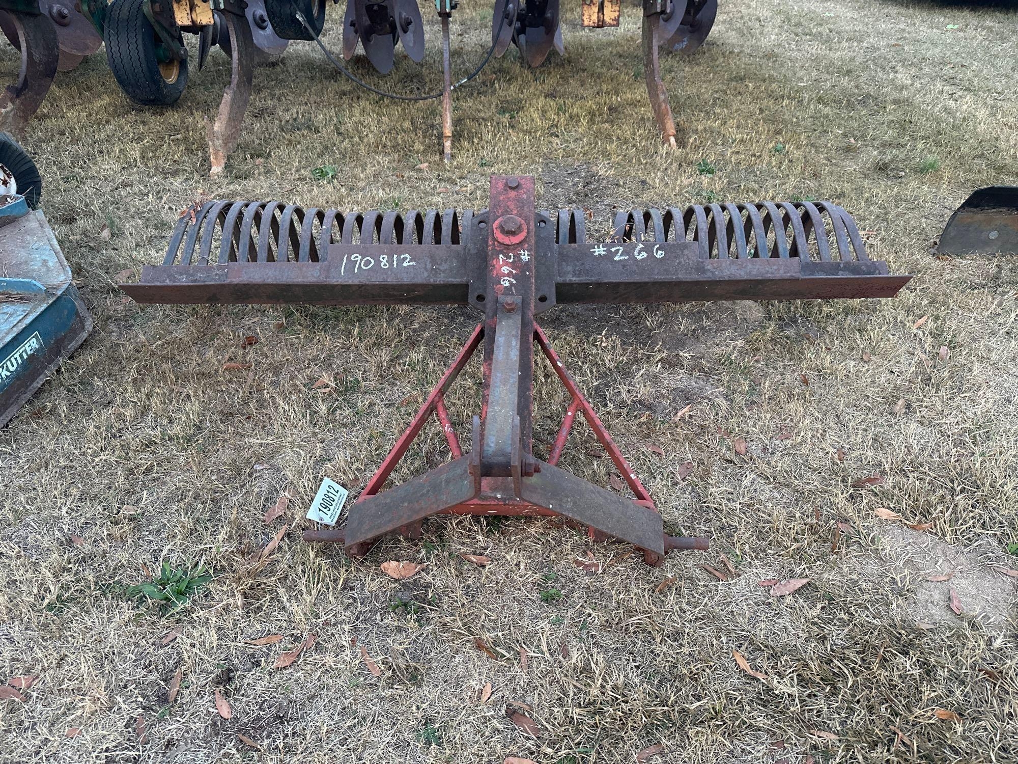 6' LANDSCAPE RAKE, 3PT (A52708)