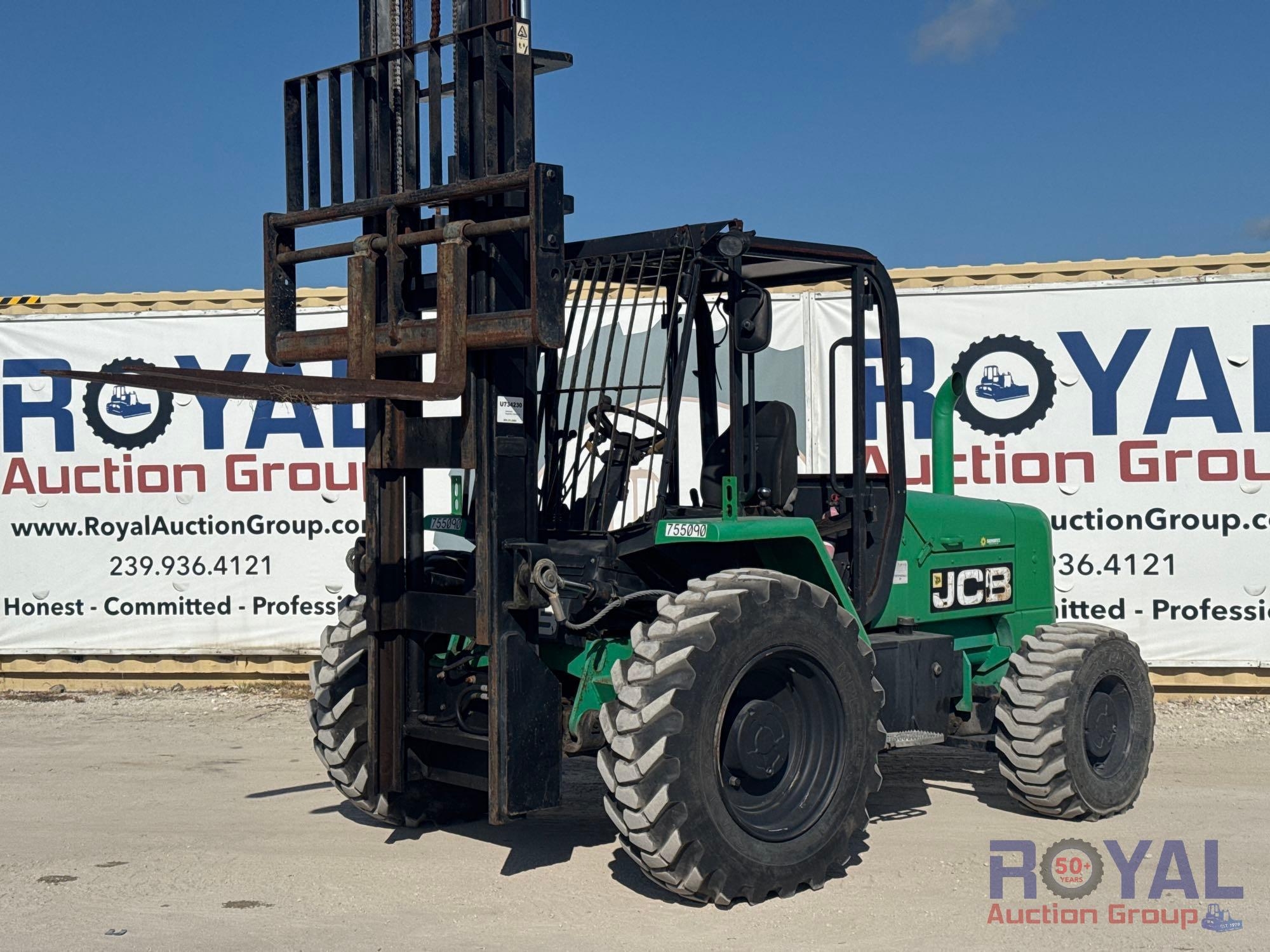 2015 JCB 930 6,000LB 4x4 Rough Terrain Forklift (A50322)