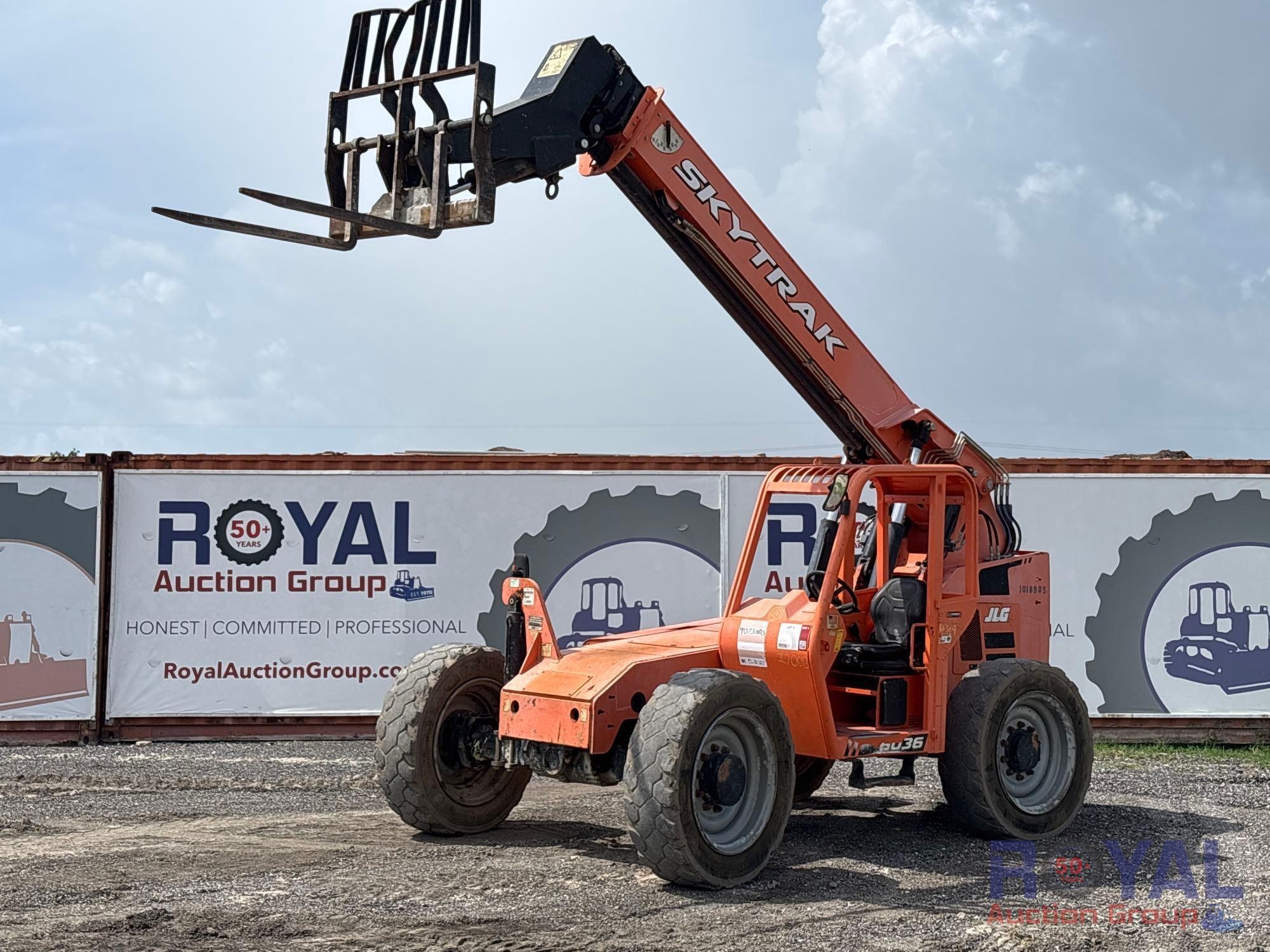 2017 JLG Skytrak 6036 6,000LB 4x4 Rough Terrain Telehandler (A50322)