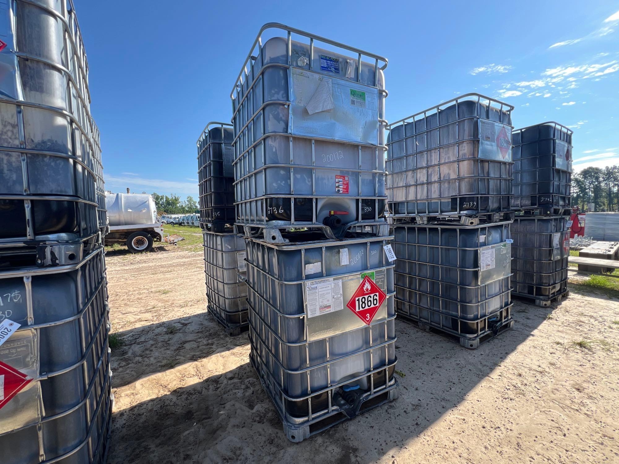 (1) 330 (1) 300 GALLON POLY TOTES (A51248)