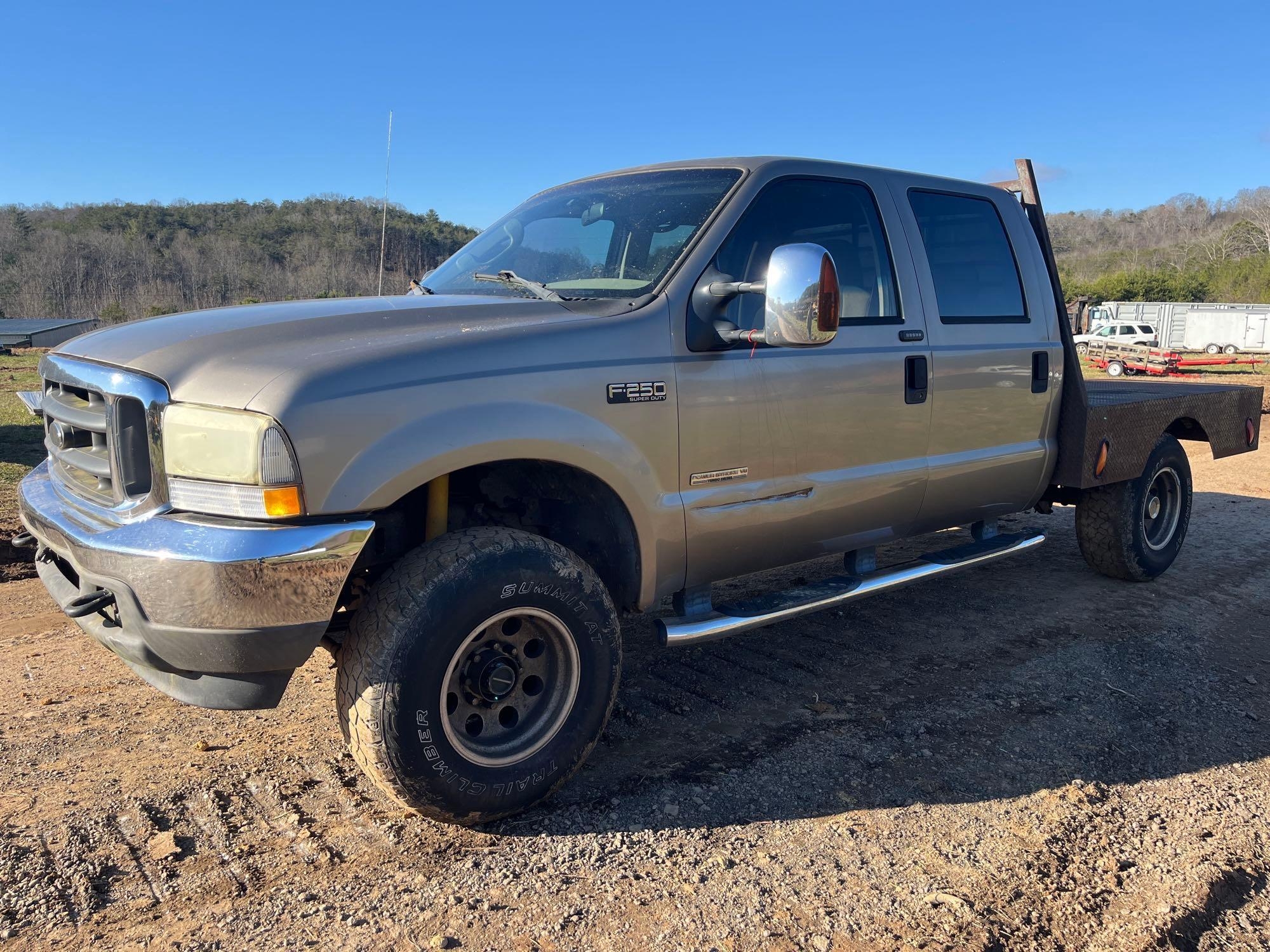 2004 Ford F-250 Flatbed Truck, VIN # 1FTNW21P84EA26642 (A57453)