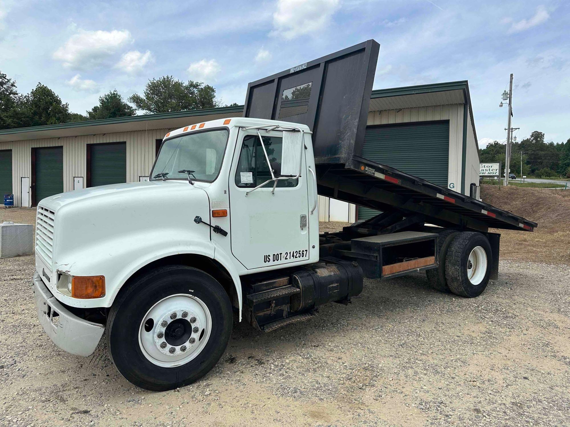 1993 International 4900 Flat Dump Truck, VIN # 1HTSDPNM9PH489370 (A51572)