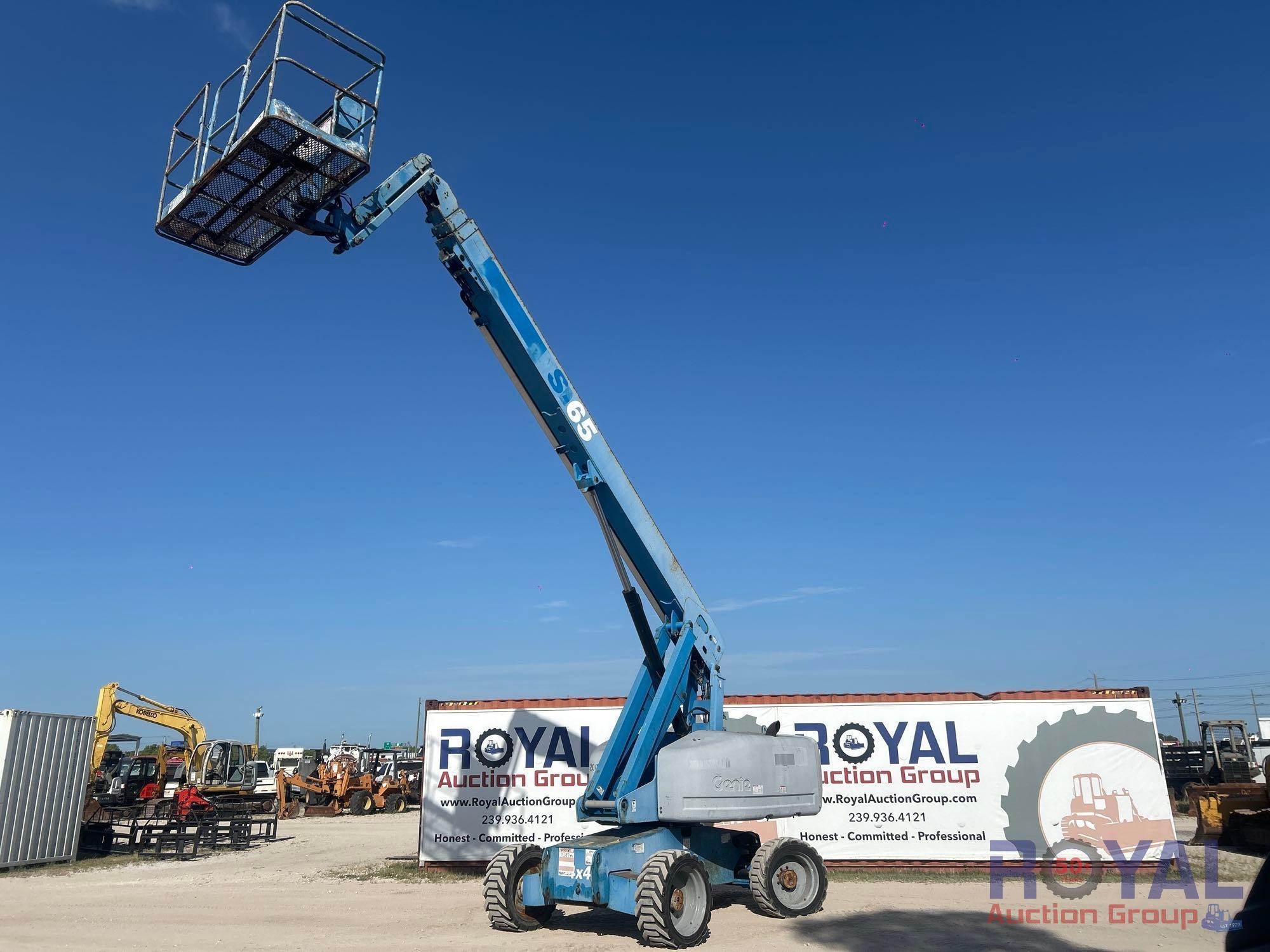 2008 Genie S-65 65ft Telescoping Boom Lift (A53421)