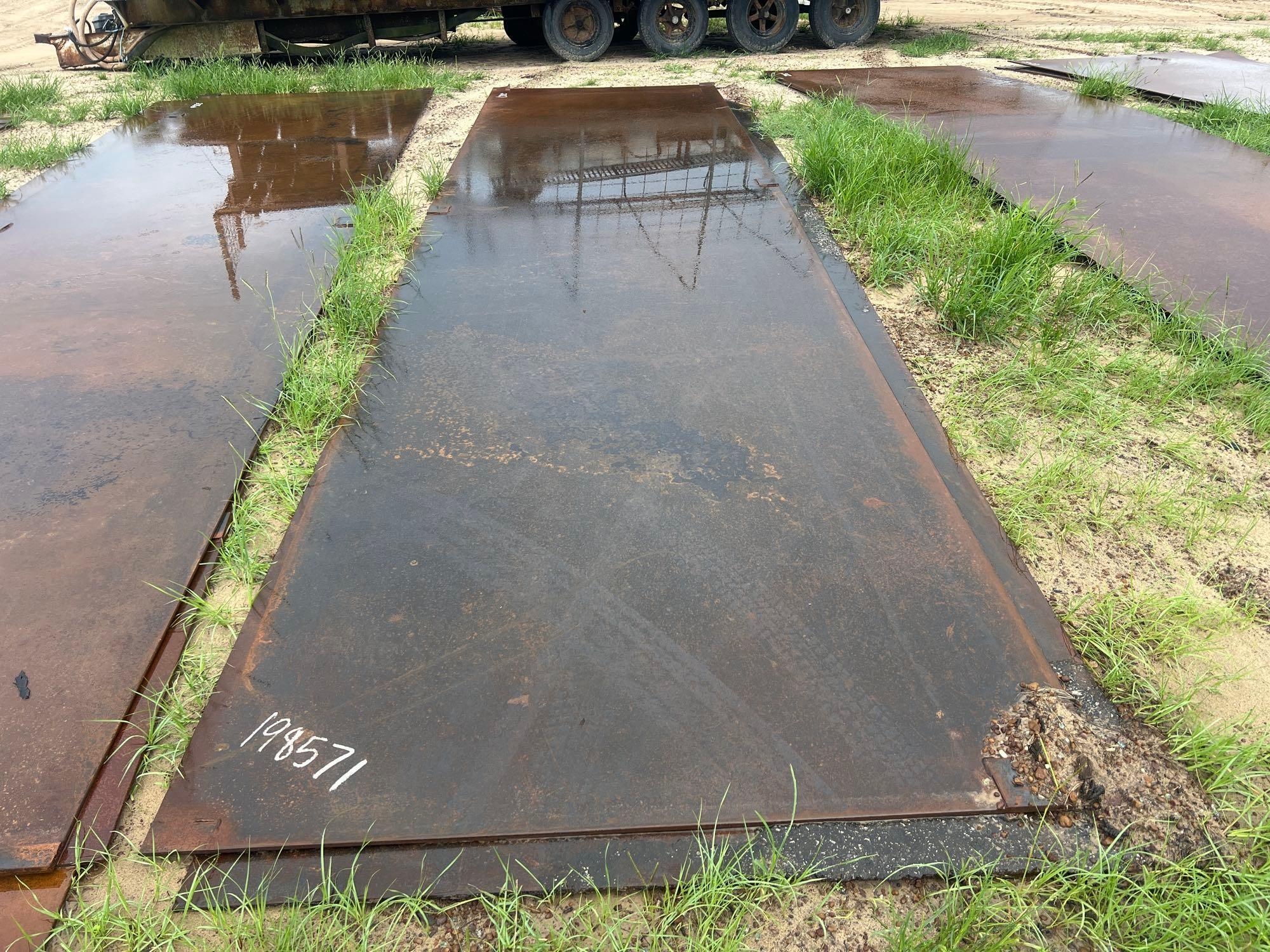 5' X 20' 3/8" THICK STEEL PLATE (2) PIECES (A51244)