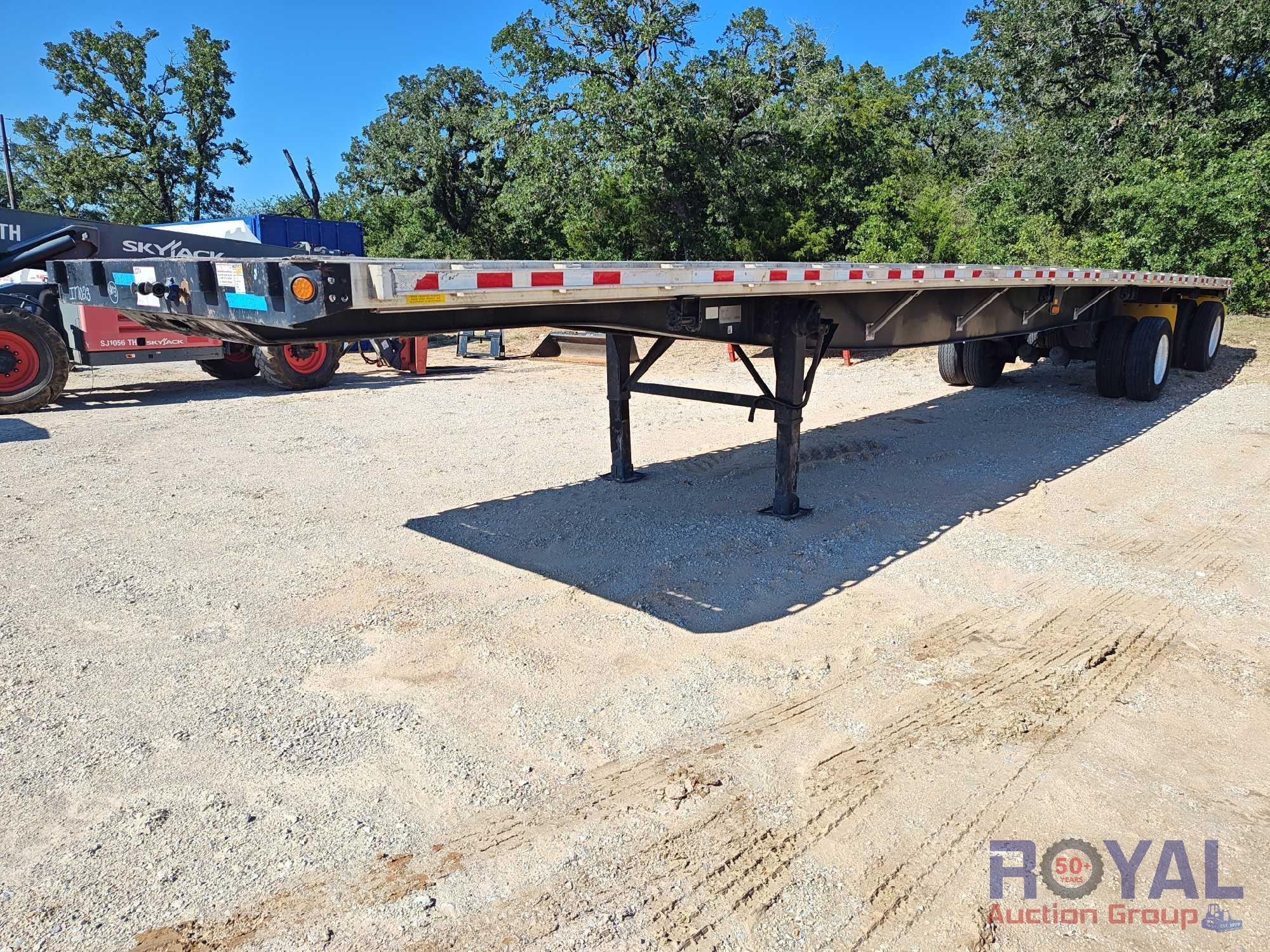 2005 Great Dane GPLWSAR-248-102 48ft 35 Ton Flatbed Equipment Trailer (A52377)