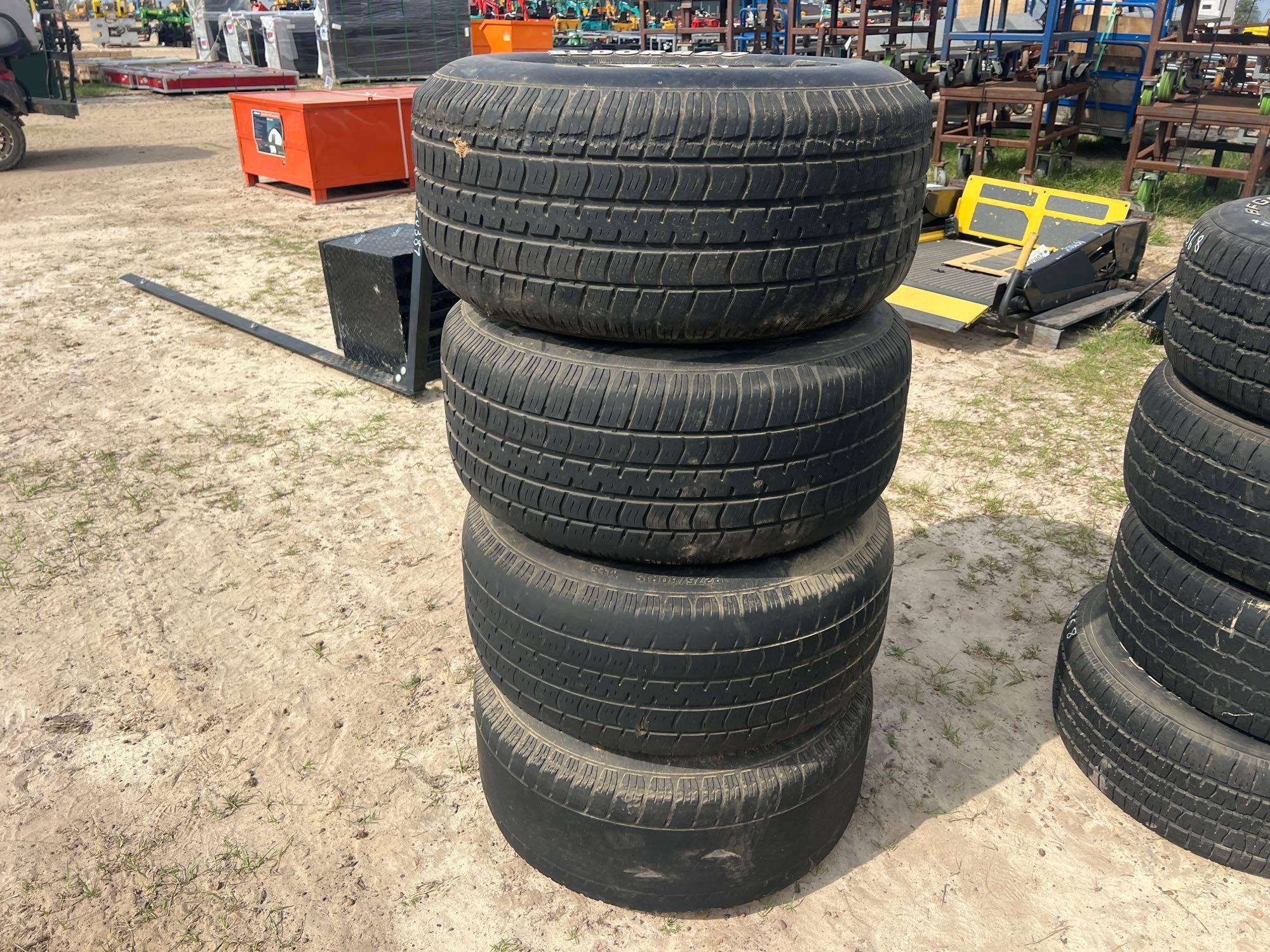 (4) 5 LUG WHEELS & TIRES (A51248)
