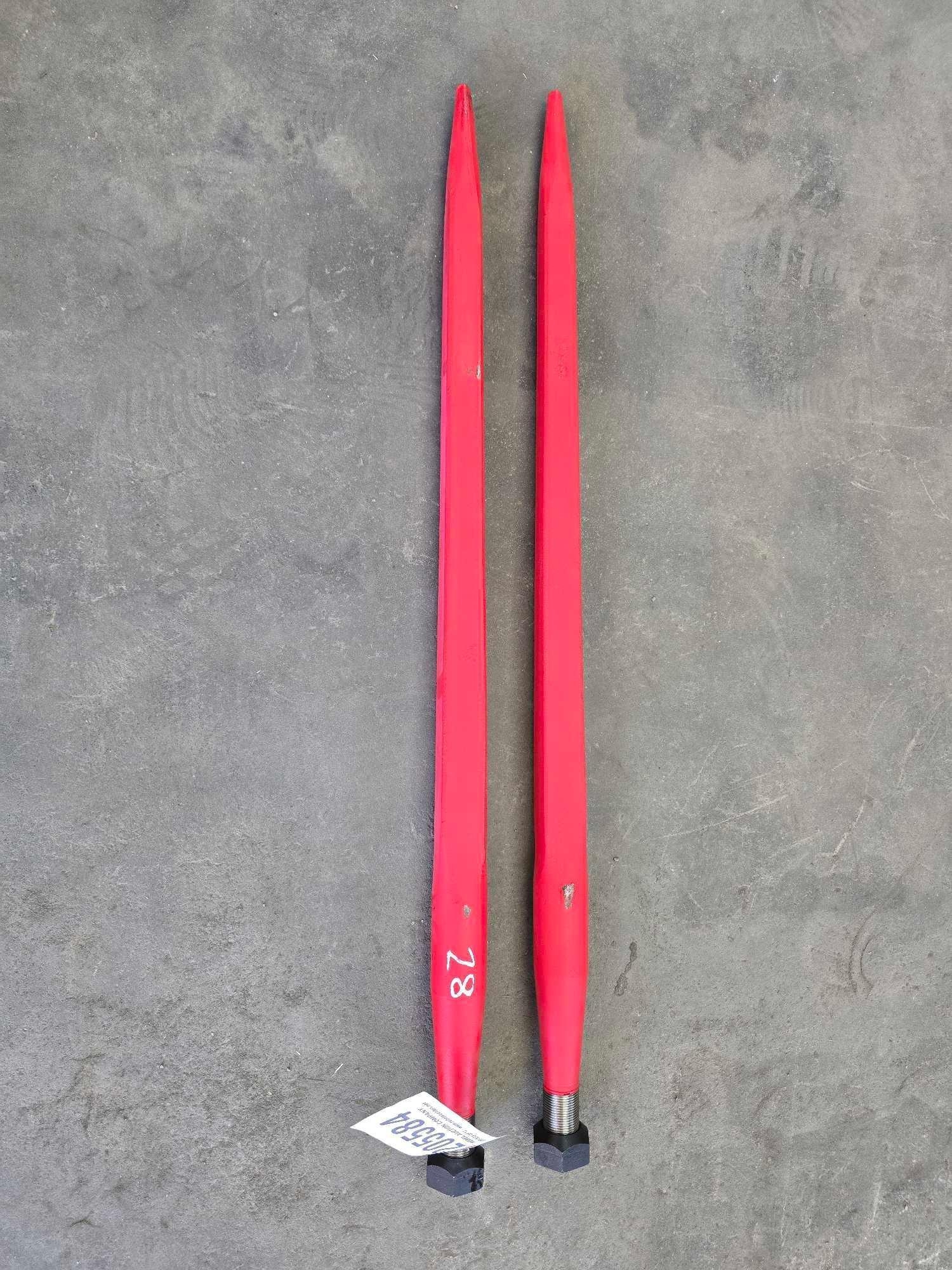 (2) UNUSED HAY SPEARS (A52706)