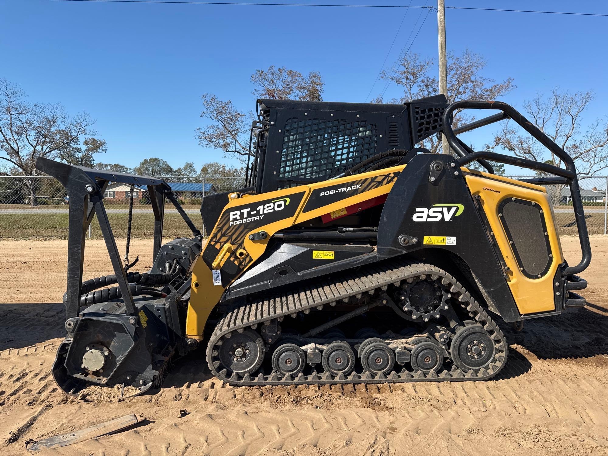2021 ASV RT-120F FORESTRY SKID STEER (A52709)