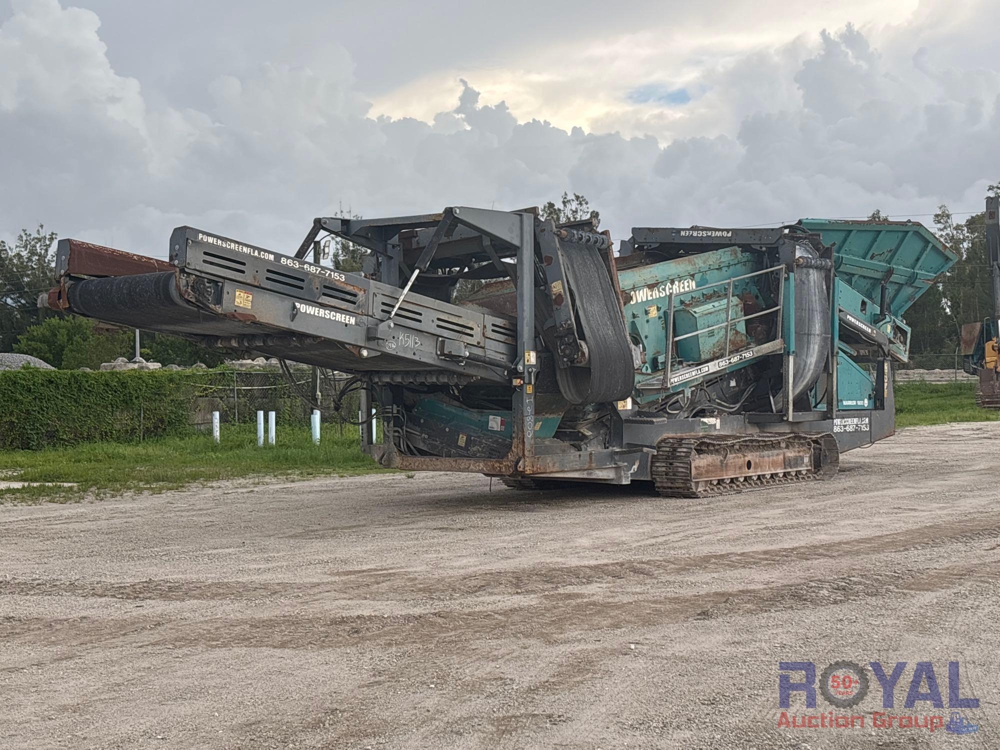 2017 terex warrior 1800 screener (A50322)