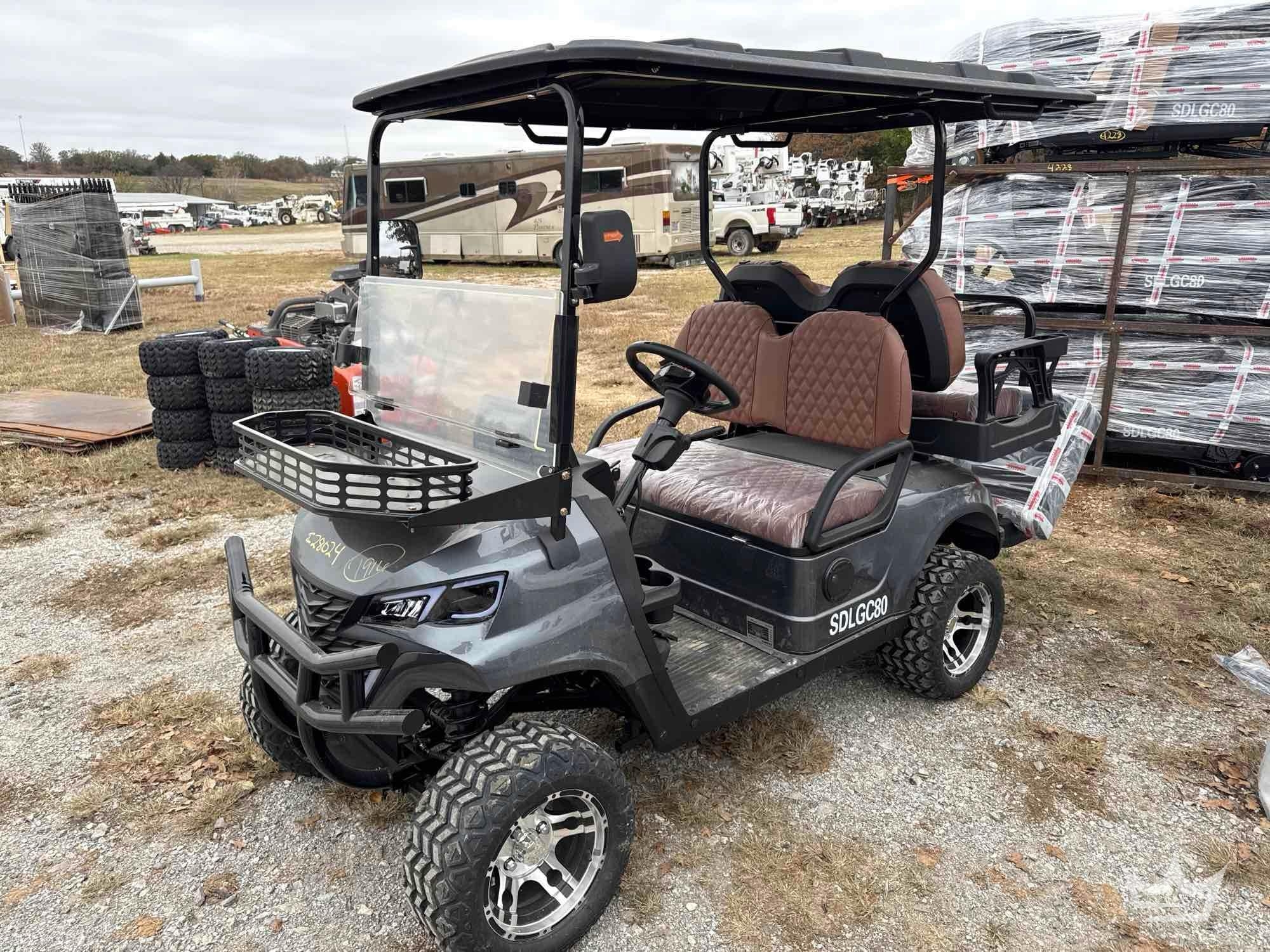 2025 Unused SDLGC80 Electric Golf Cart (A55974)