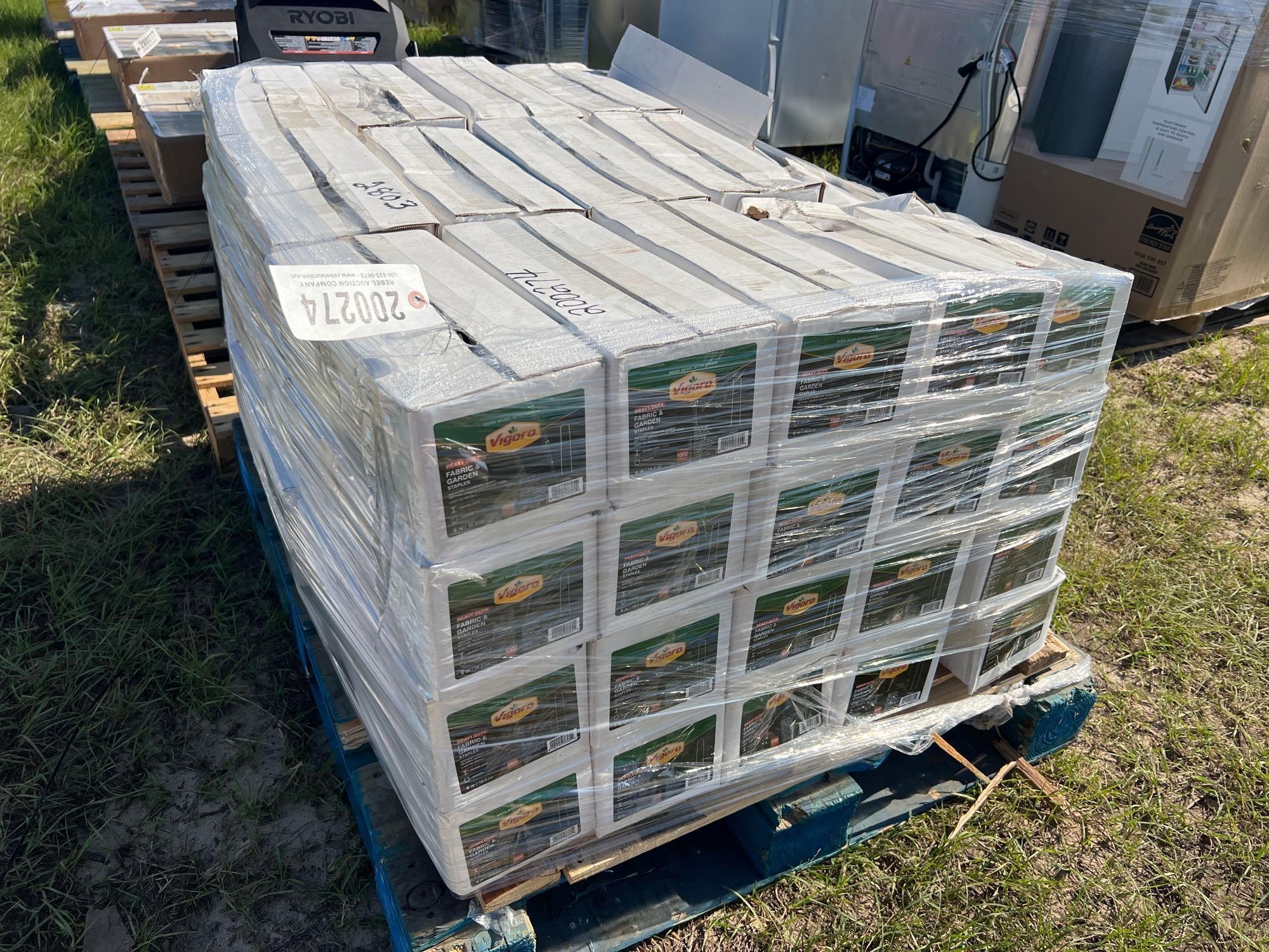 PALLET OF VIGORO HD FABRIC & GARDEN STAPLES (A51248)
