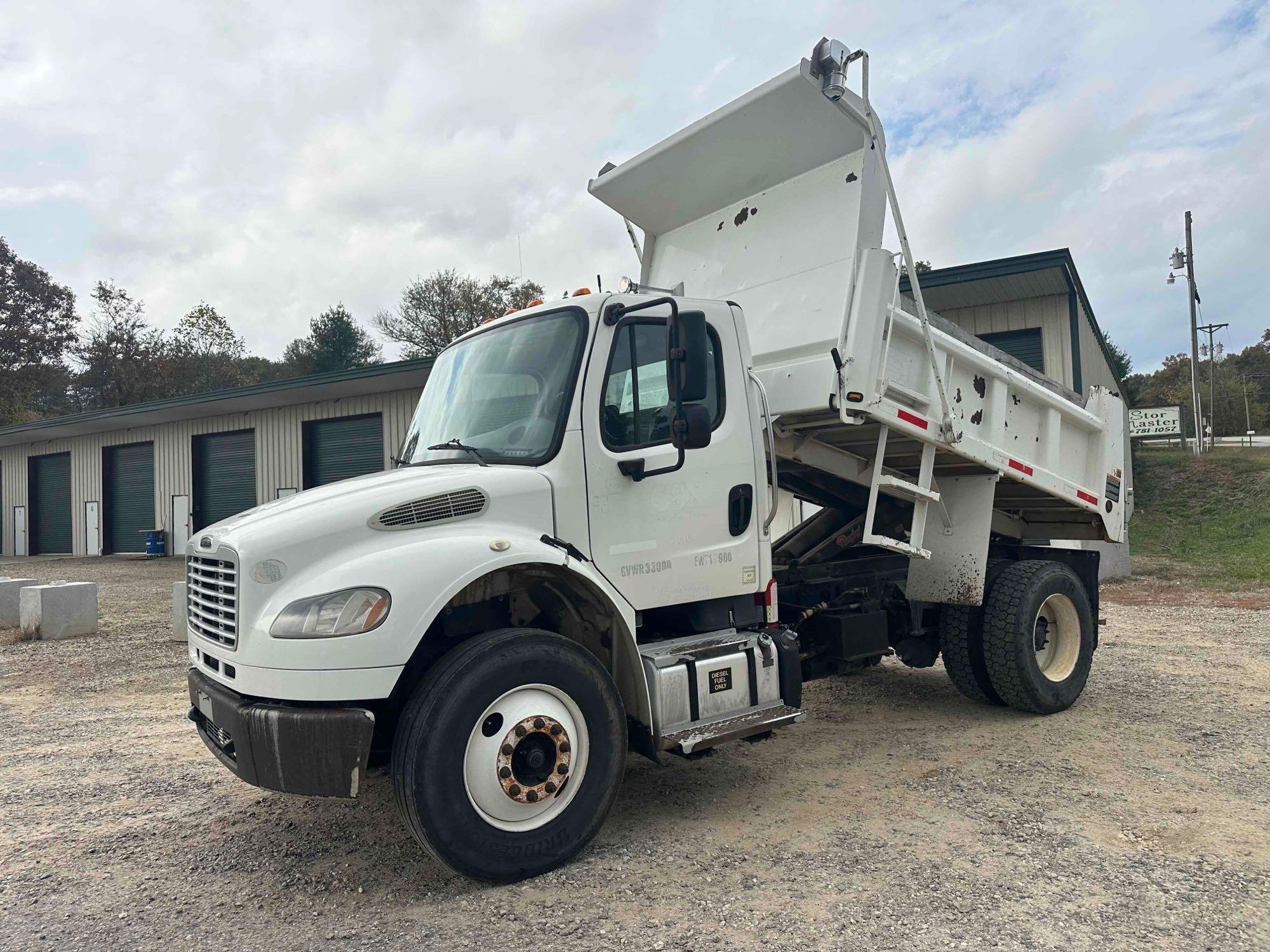2014 Freightliner M2 Dump Truck, VIN # 1FVACXCY3EHFM4109 (A54865)
