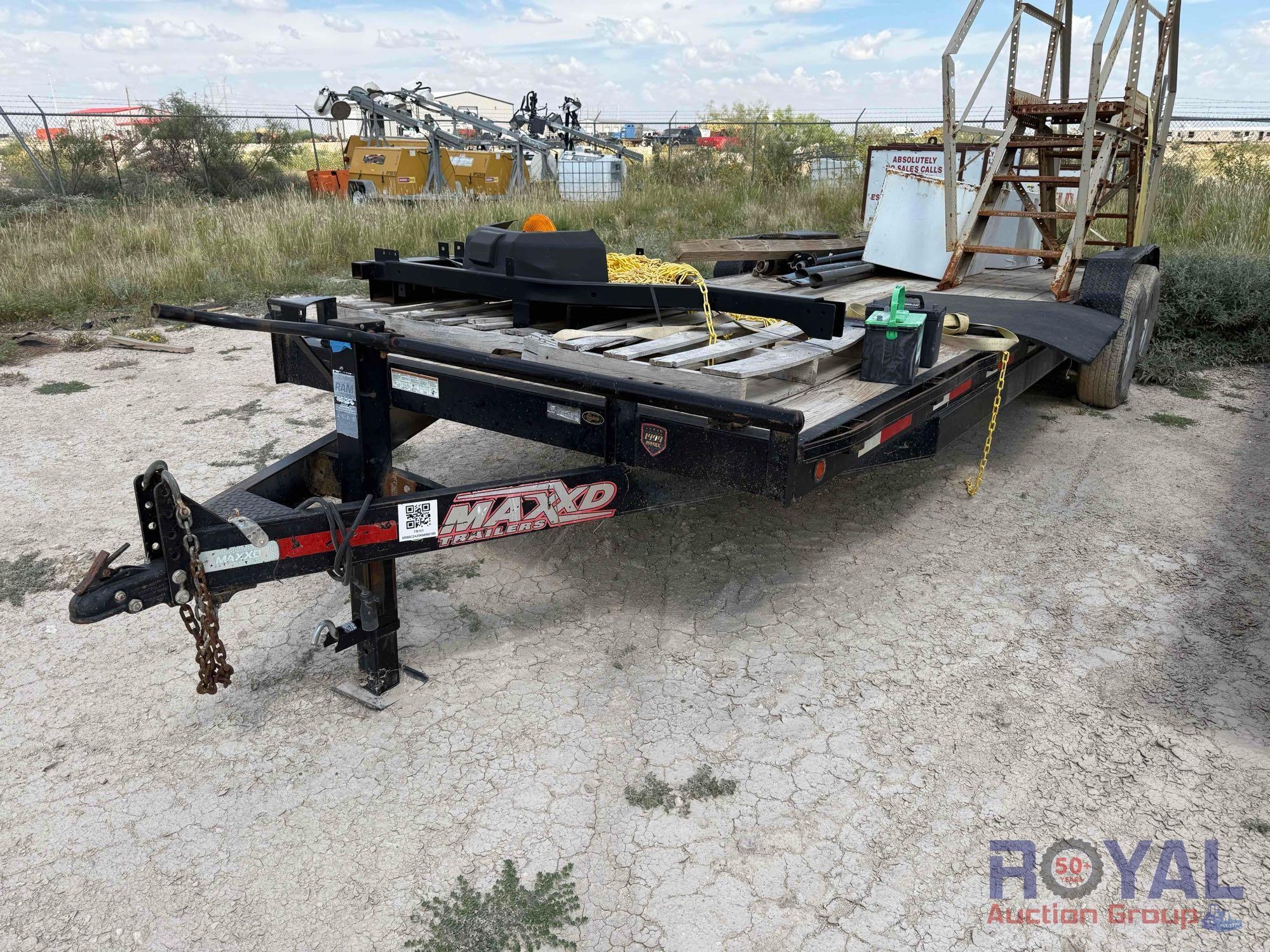 2019 Max XD 20FT T/A Flatbed Utility Trailer (A52377)