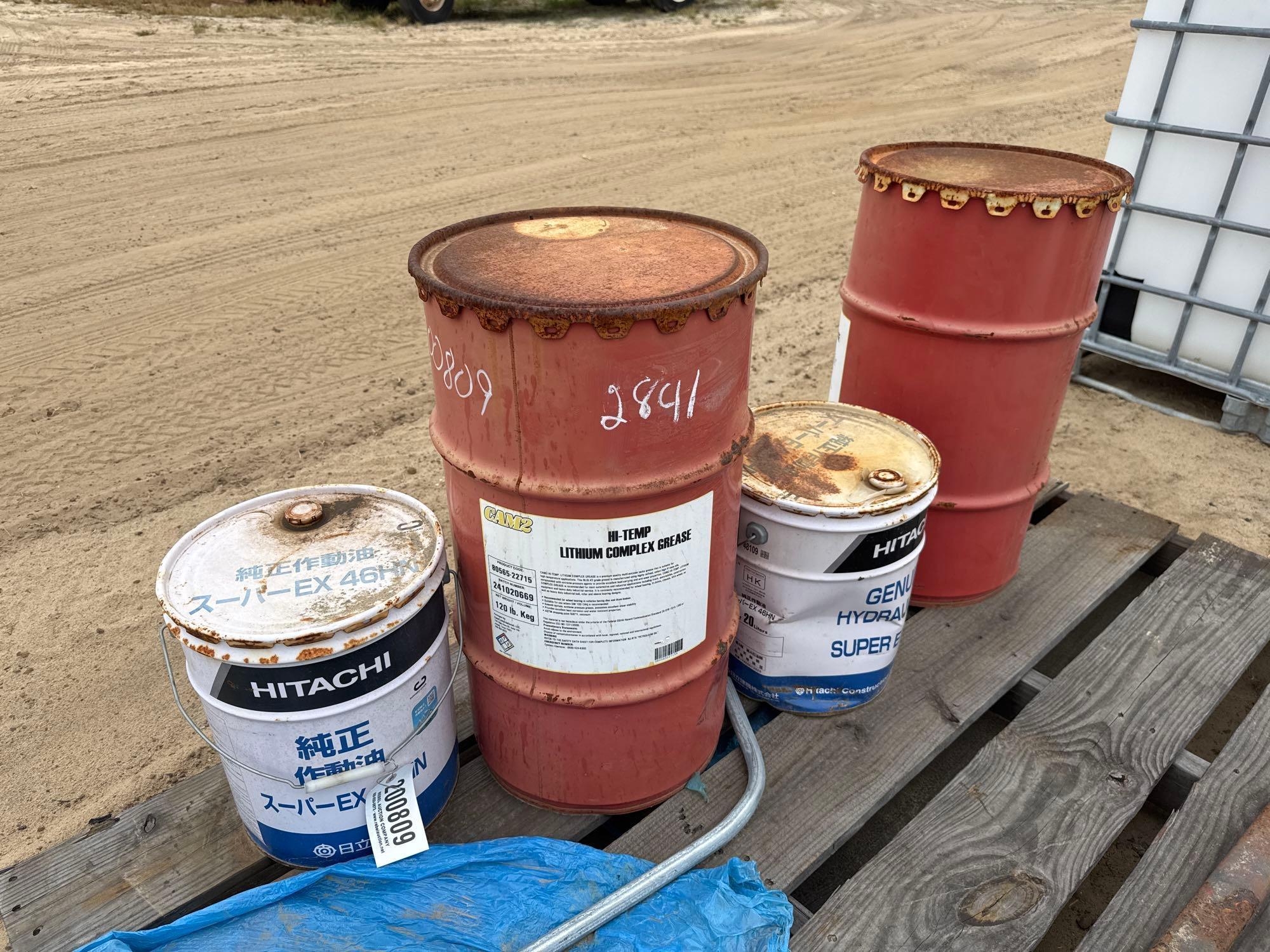 (2) CAM2 HI TEMP LITHIUM COMPLEX GREASE DRUMS (A54757)