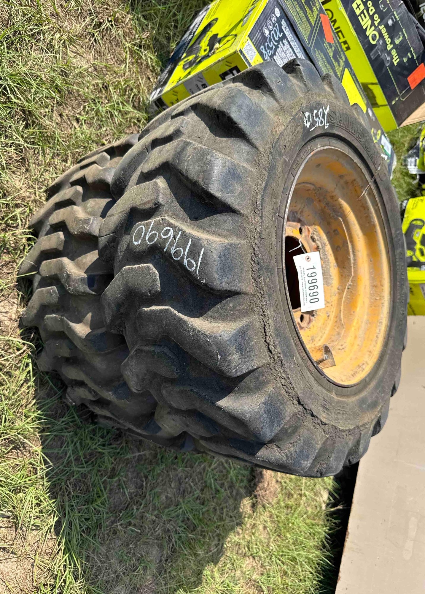 (2) 12-16.5 TIRES & WHEELS (A51248)