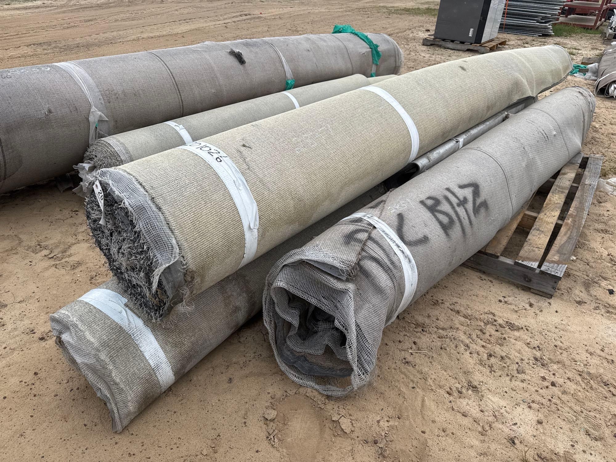 (4) ROLLS OF MISC CARPET (A54757)