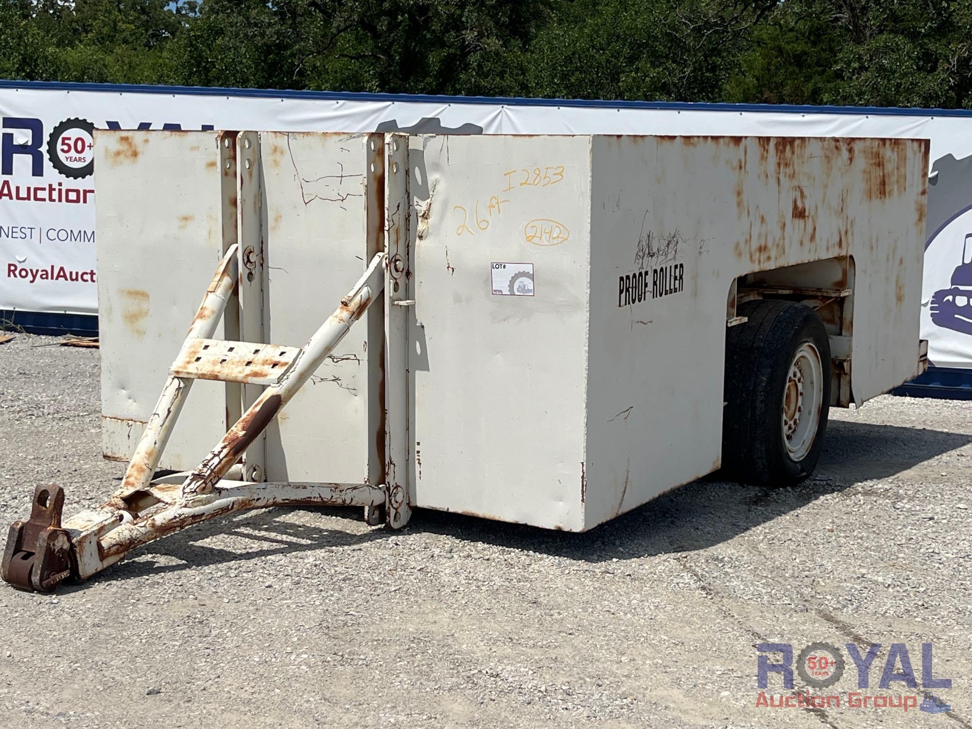 Miller and Smith PNR-1000 Pull-Behind Proof Roller Trailer (A49461)