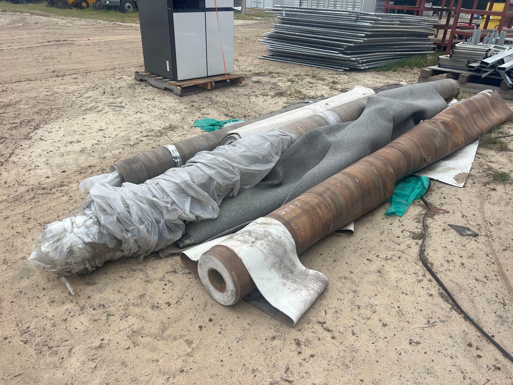 (6) ROLLS OF MISC LINOLEUM (A54757)
