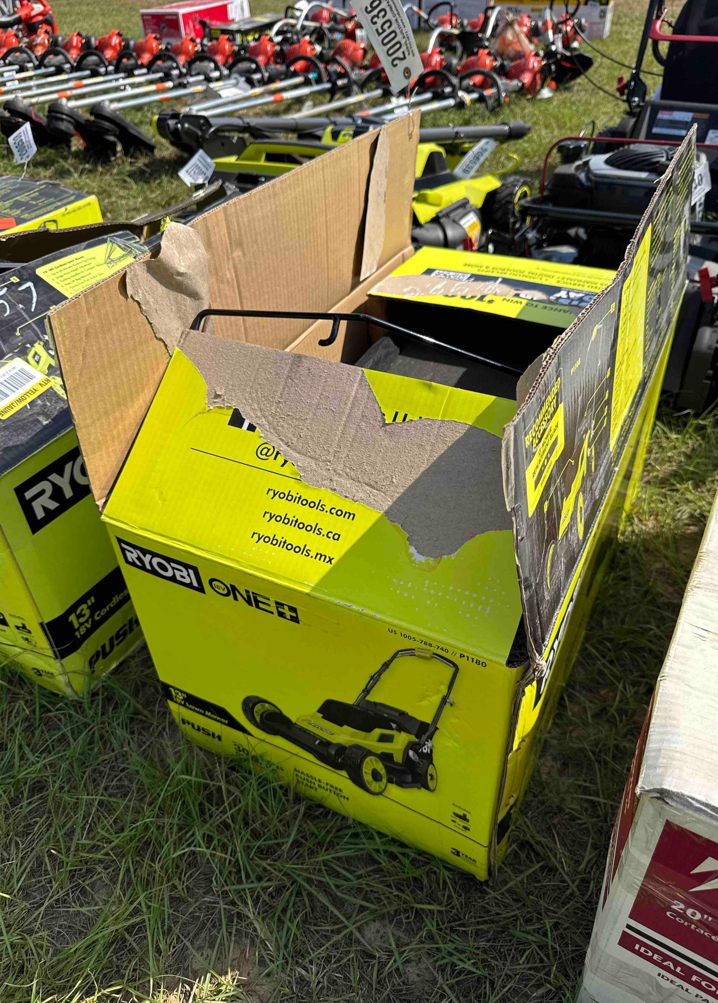 RYOBI 18V ELECTRIC 13" PUSH LAWN MOWER (A51248)
