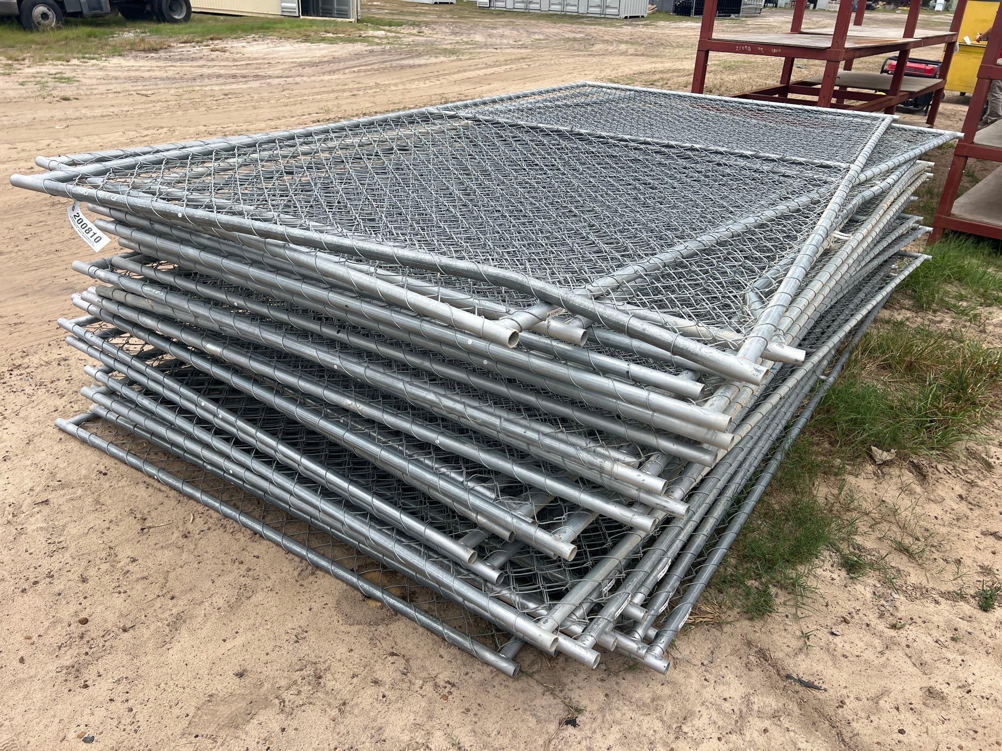 (APPROX 32) 6' X 12' HEAVY CHAIN LINK SITE PANELS (A54756)