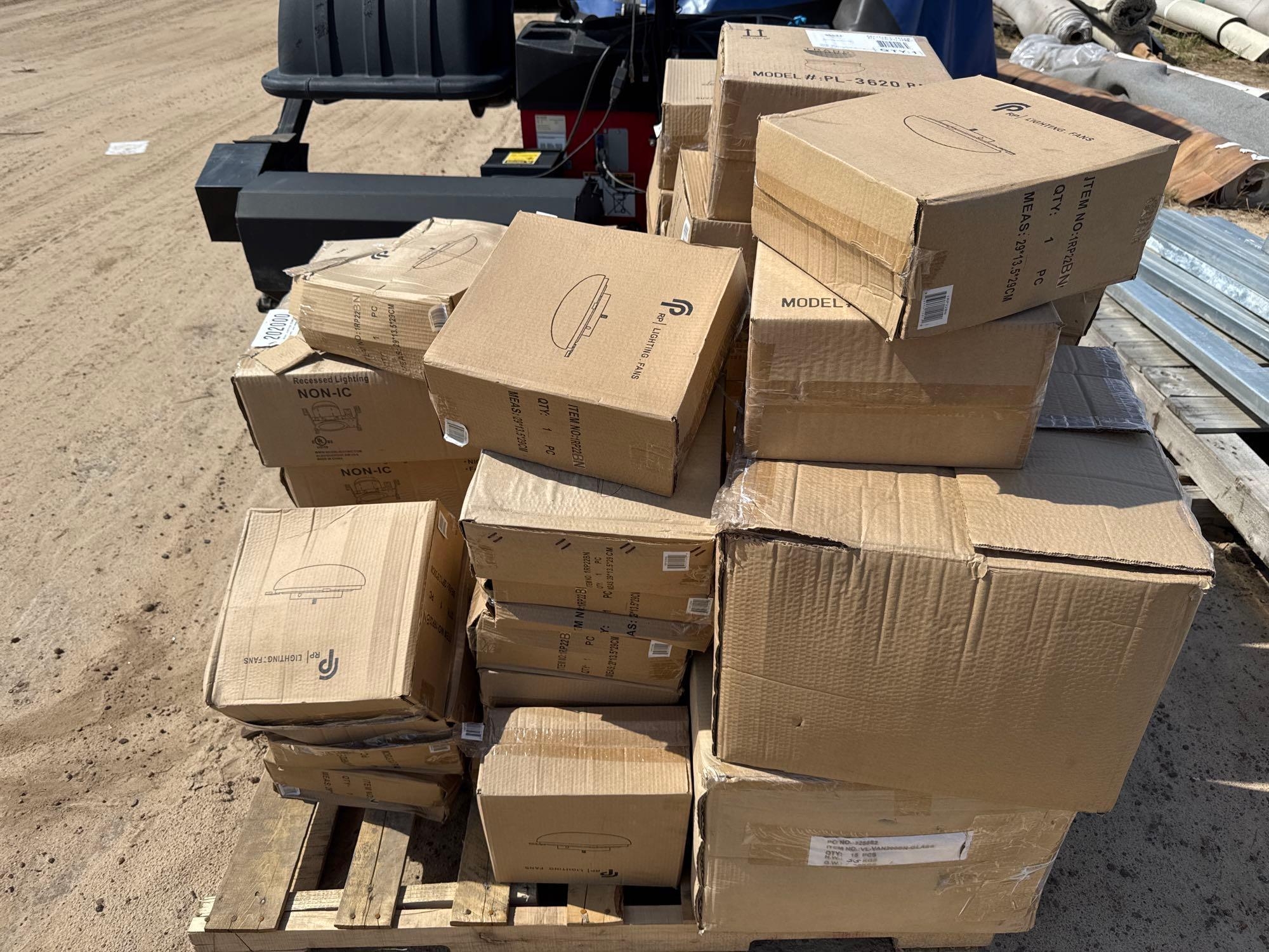 PALLET OF RECESS LIGHTS & LIGHT FIXTURES (A54756)