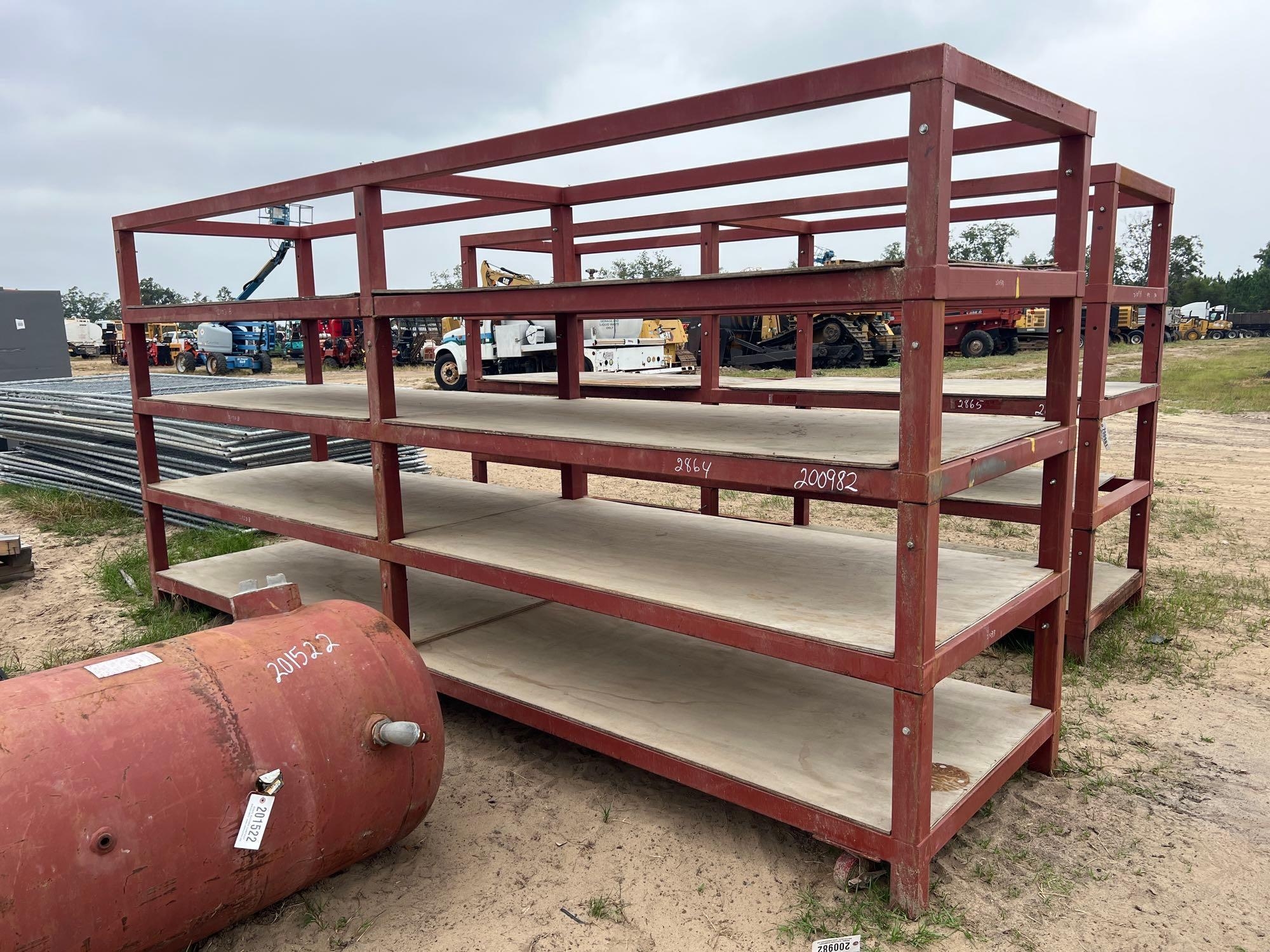 HEAVY DUTY 7' X 13' X 3.5' WAREHOUSE STORAGE SHELF (A54757)