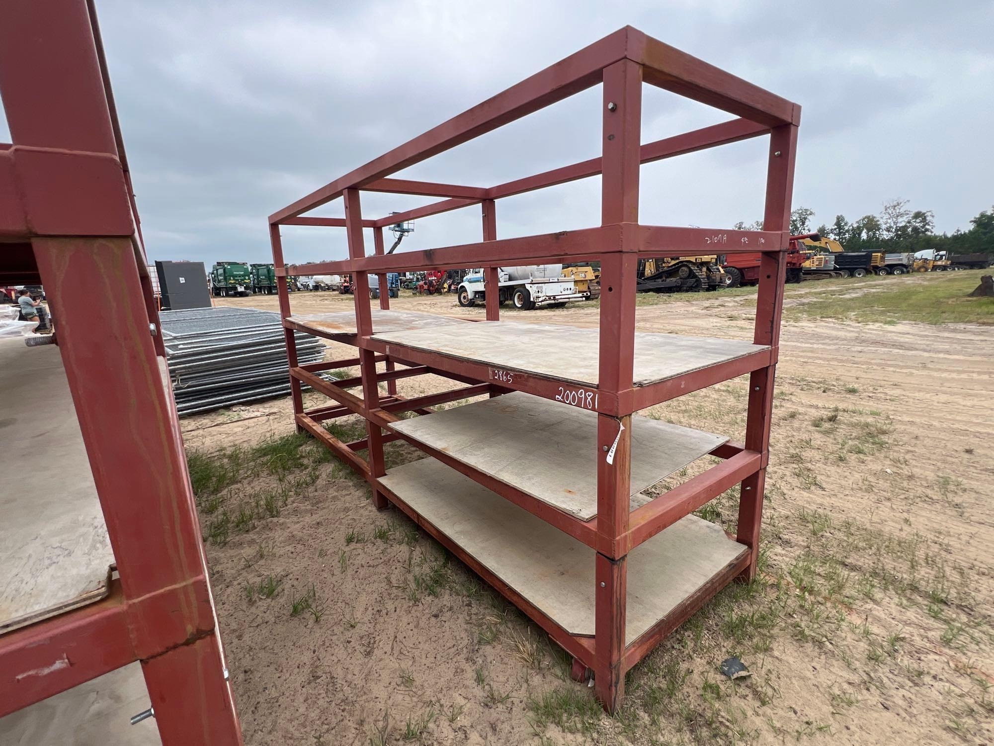 HEAVY DUTY 7' X 13' X 3.5' WAREHOUSE STORAGE SHELF (A54757)