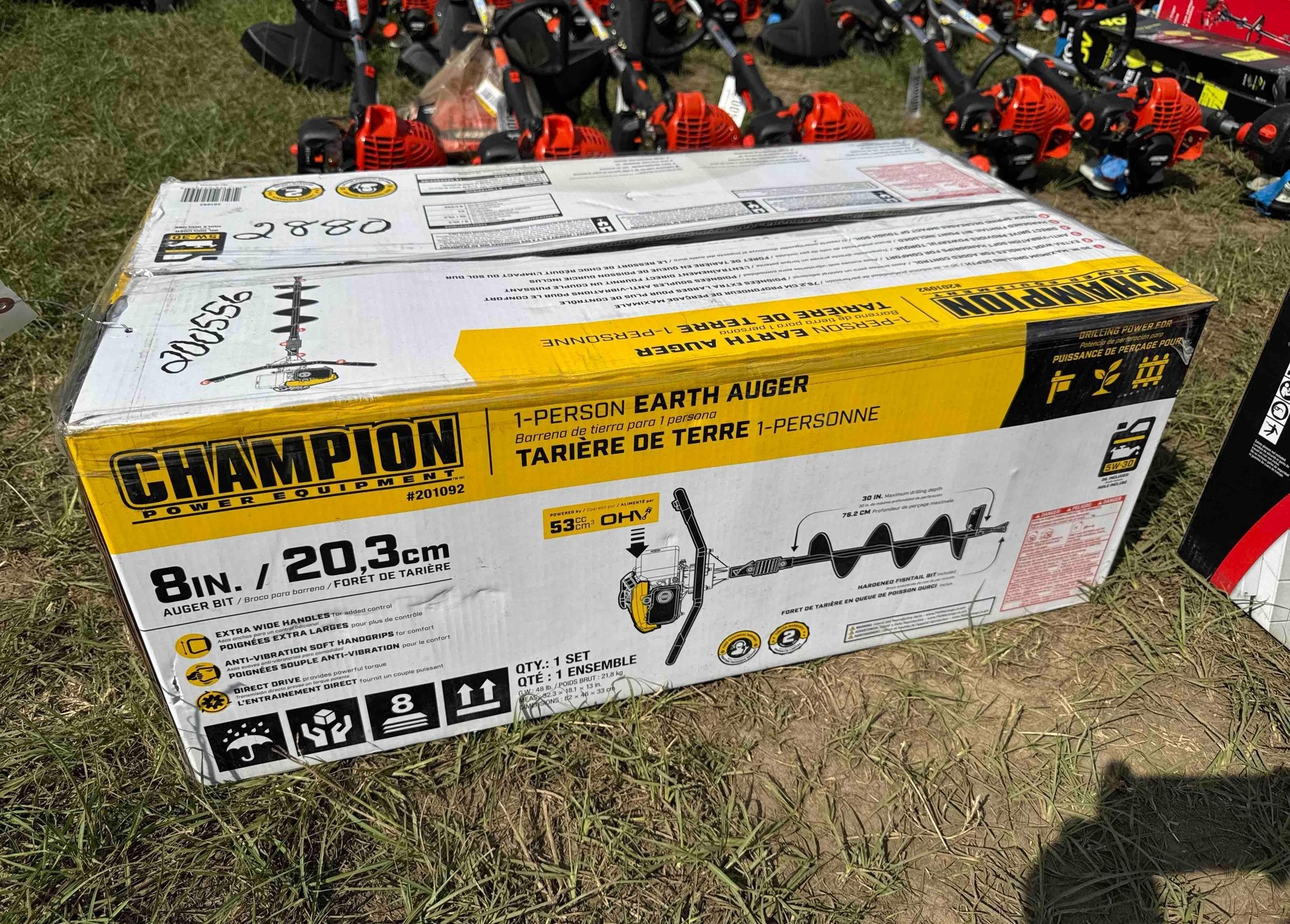 CHAMPION 1 PERSON GAS EARTH AUGER (A51248)