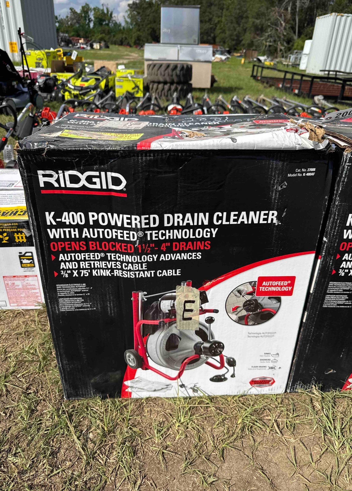 RIDGID K-400 POWERED DRAIN CLEANER (A51248)