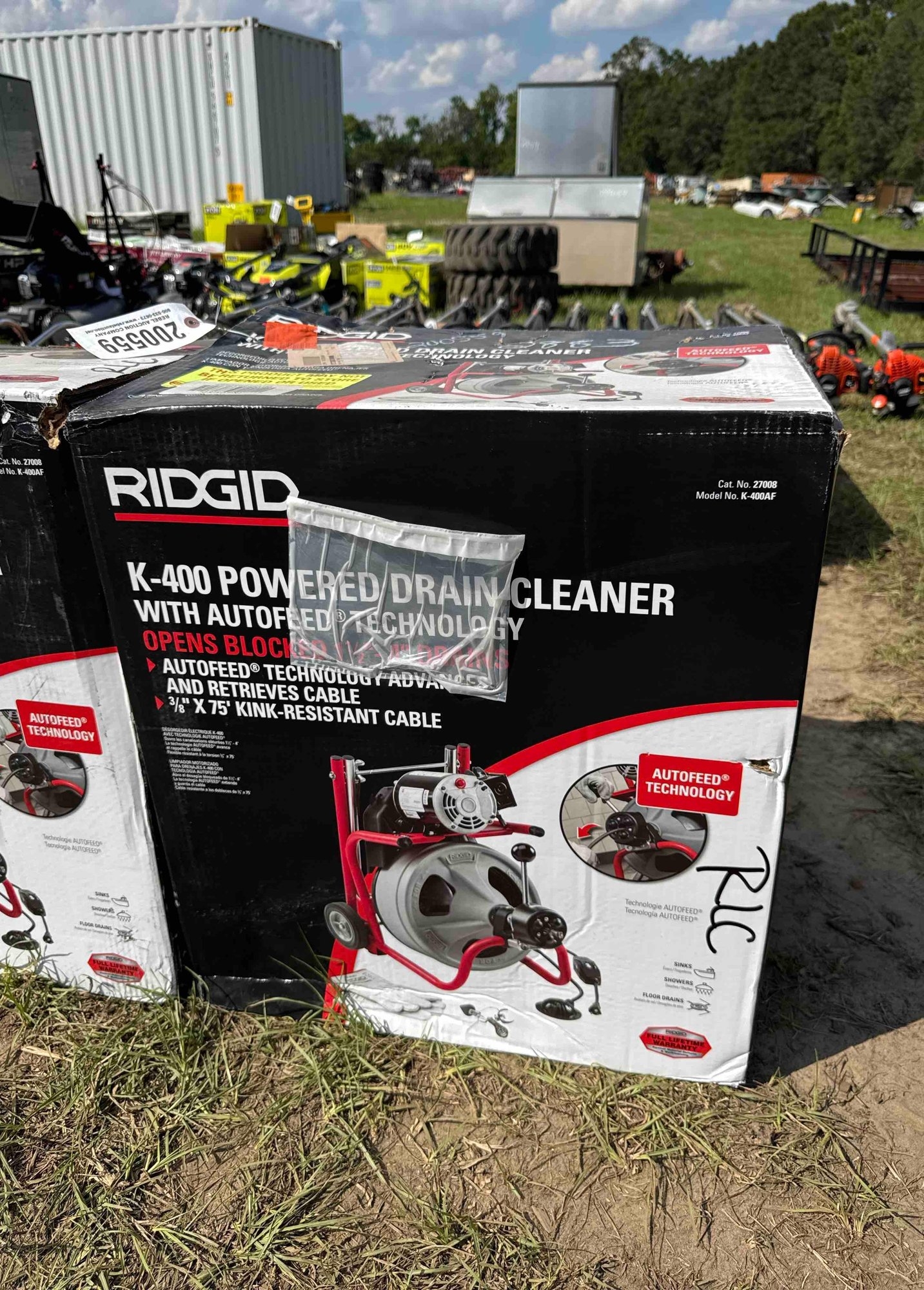 RIDGID K-400 POWERED DRAIN CLEANER (A51248)