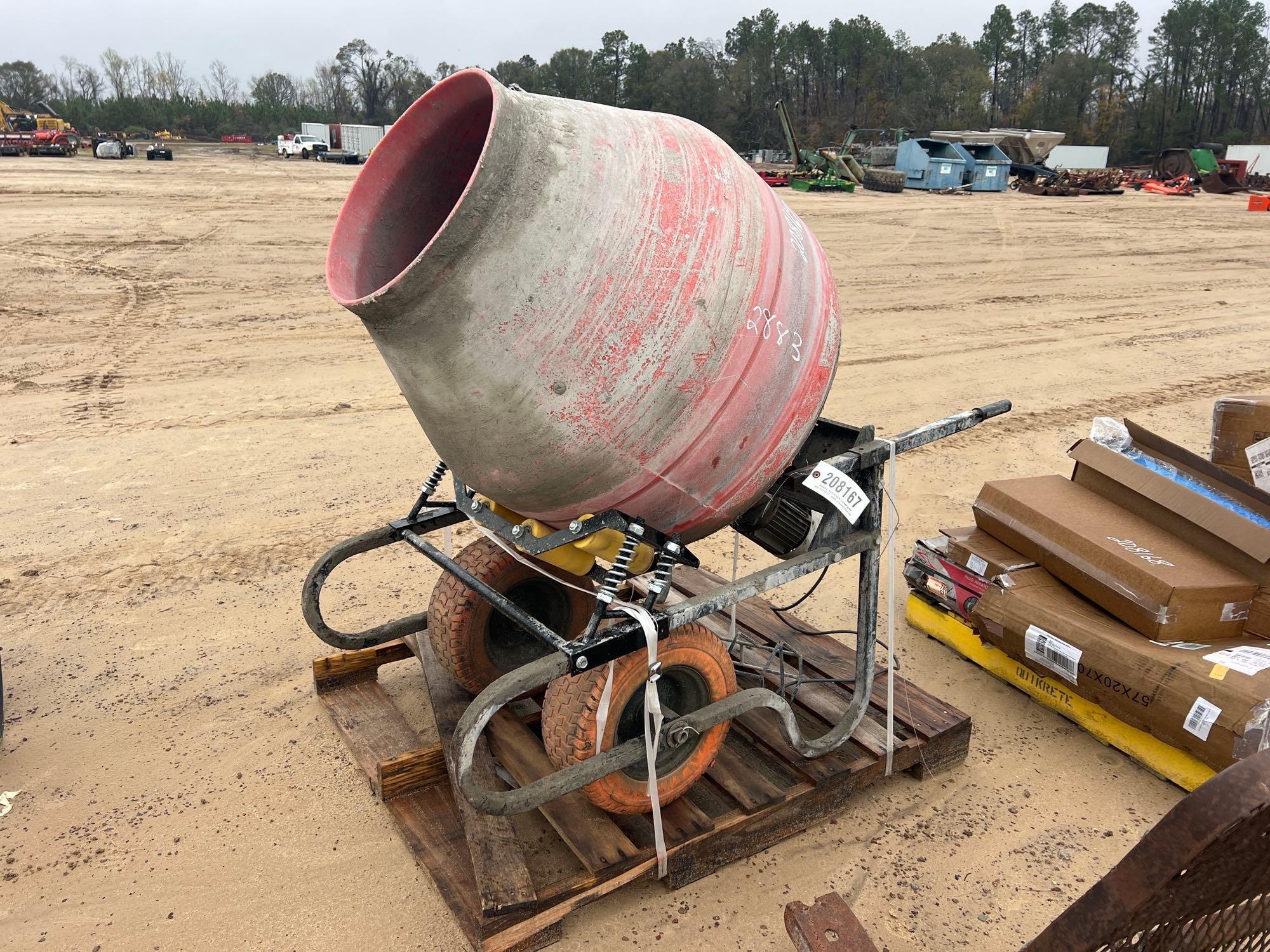 KUSHLAN PRODUCTS ELECTRIC CONCRETE MIXER (A58376)