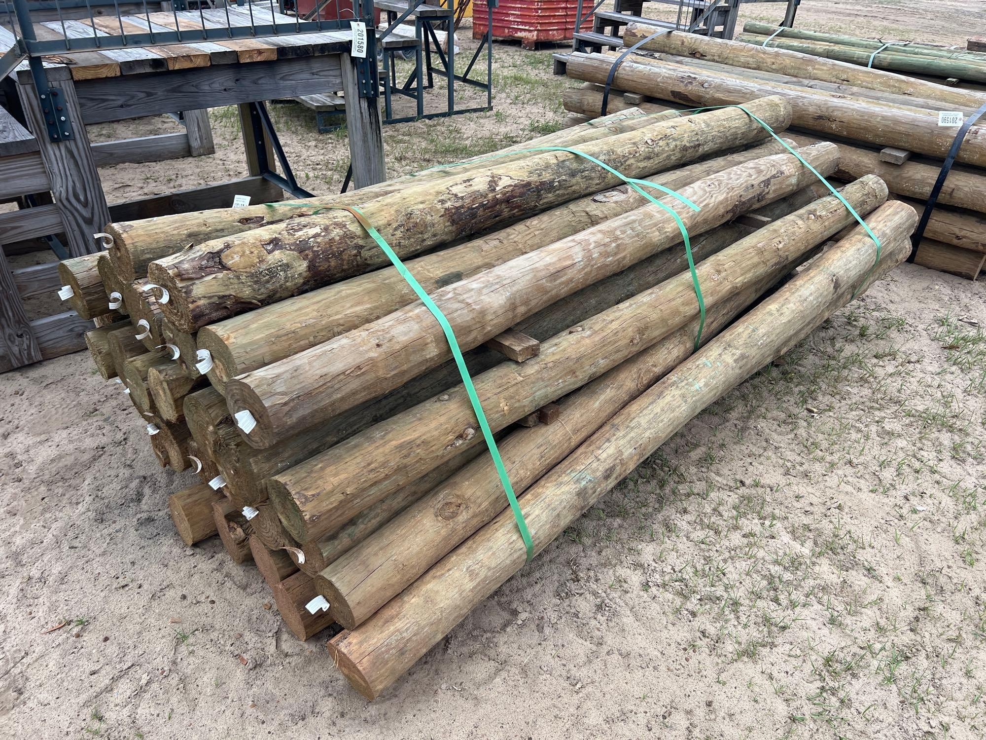 8' LARGE FENCE POSTS (APPROX. 20-25 PC) (A54757)